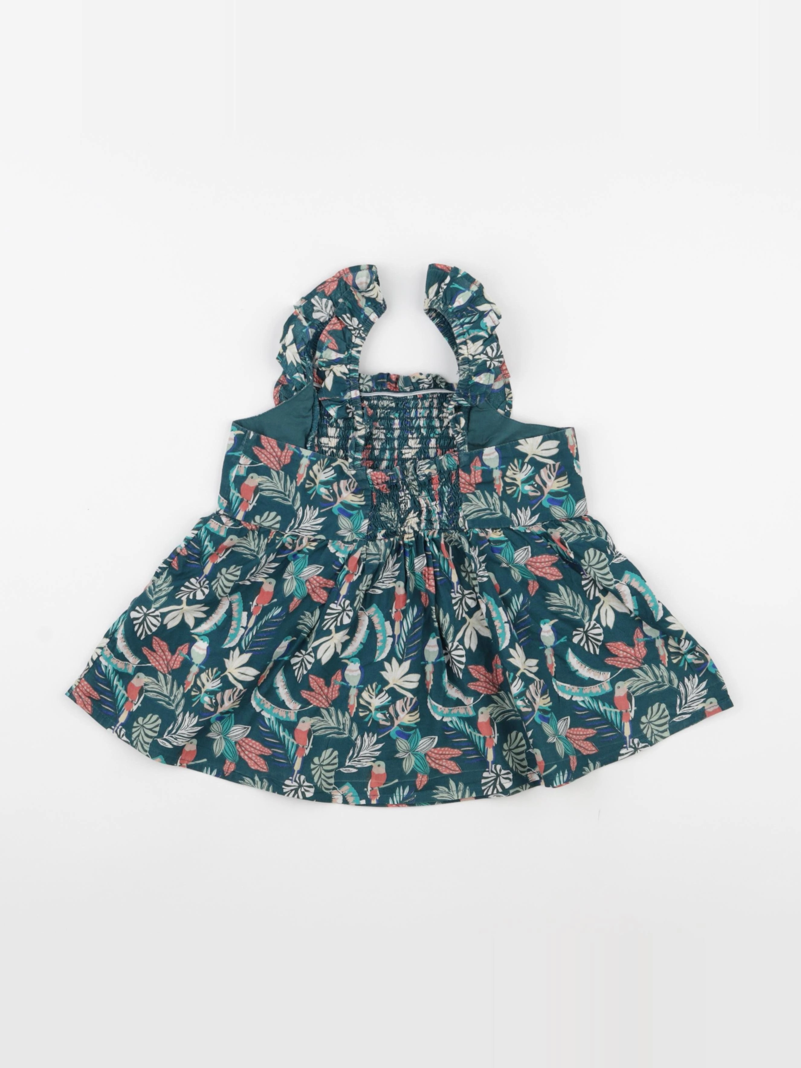 Vertbaudet - blouse vert - 7 ans