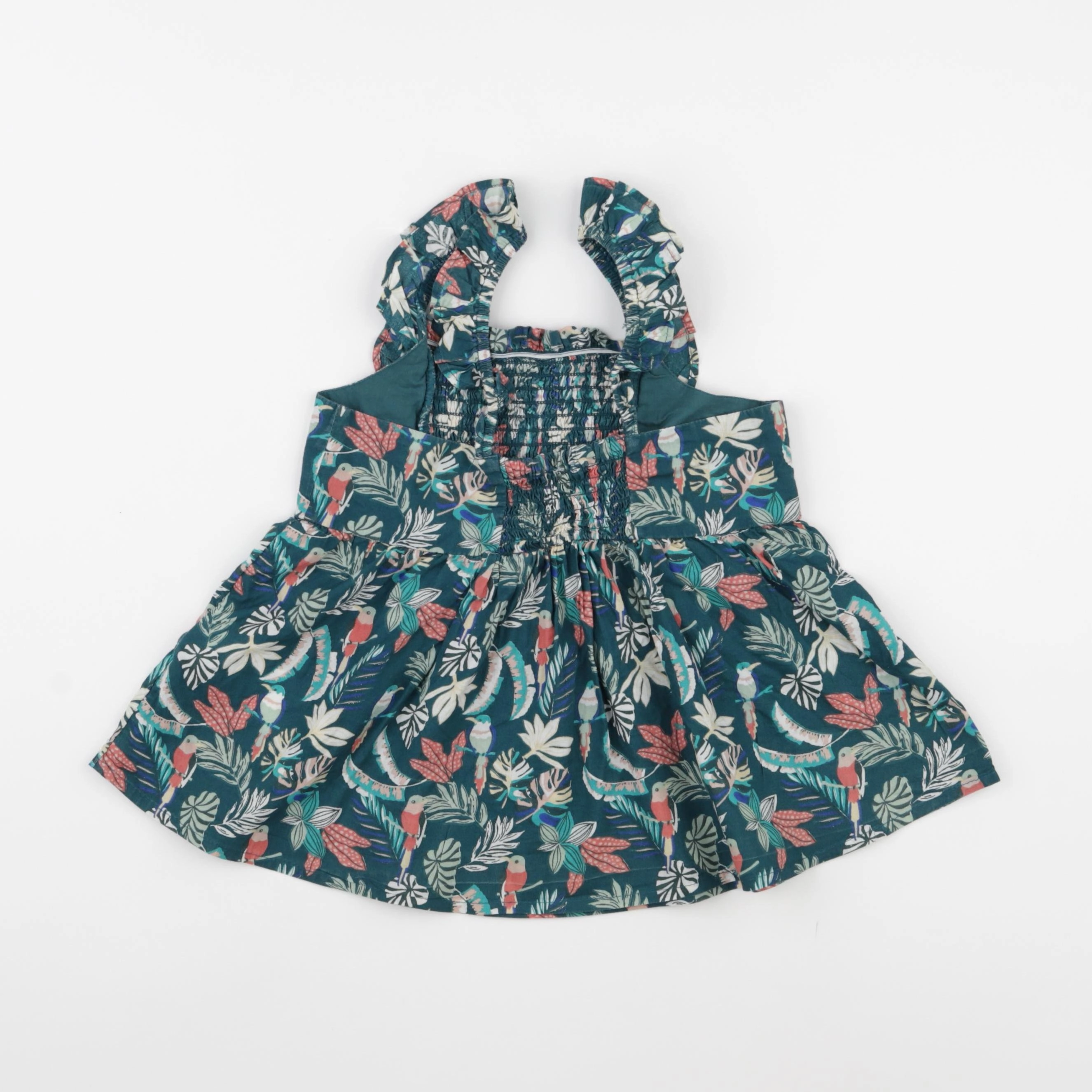 Vertbaudet - blouse vert - 7 ans