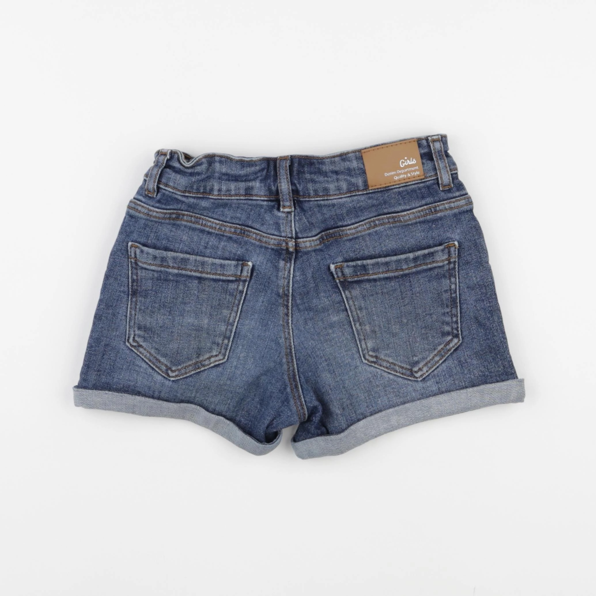 Vertbaudet - short bleu - 8 ans