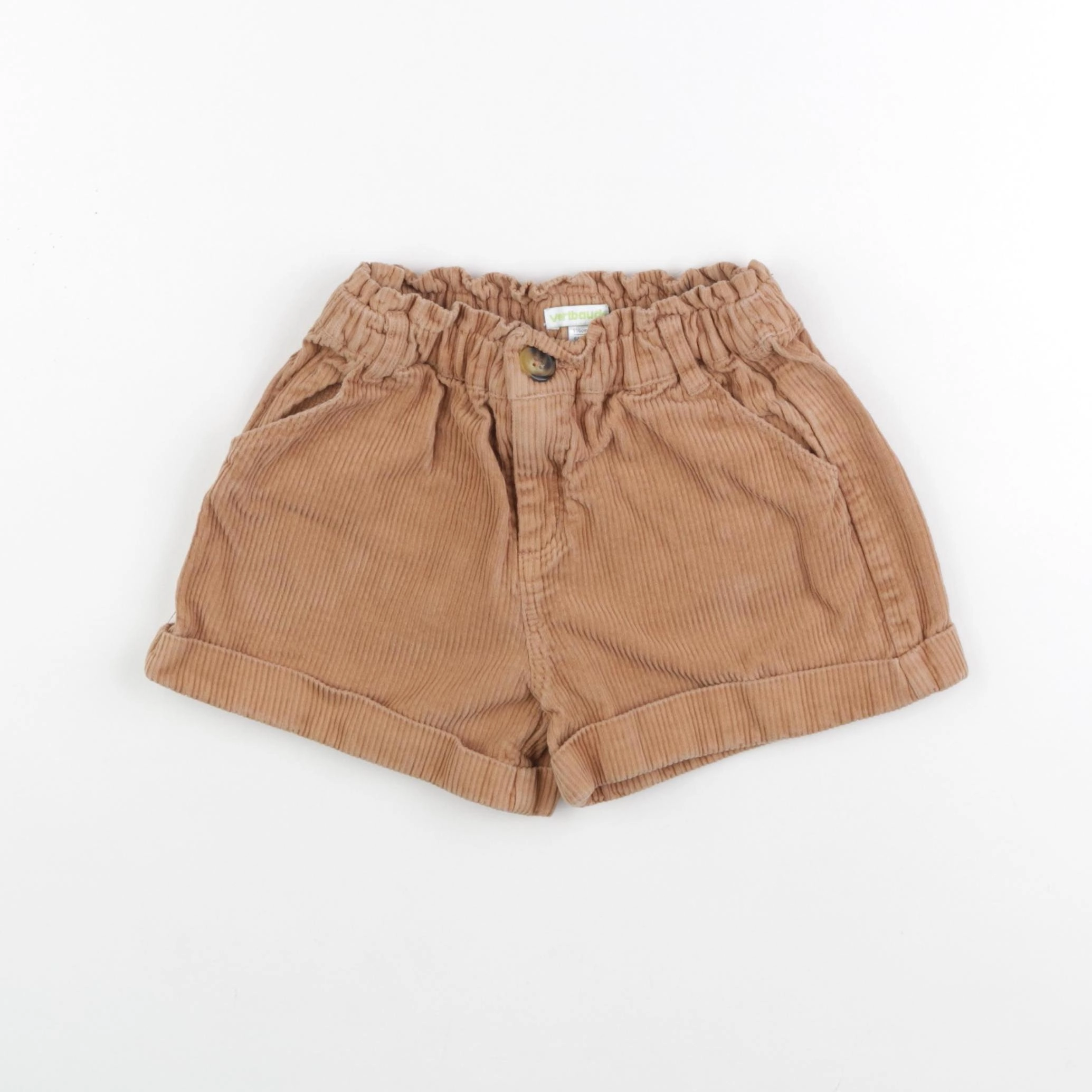 Vertbaudet - short marron - 6 ans