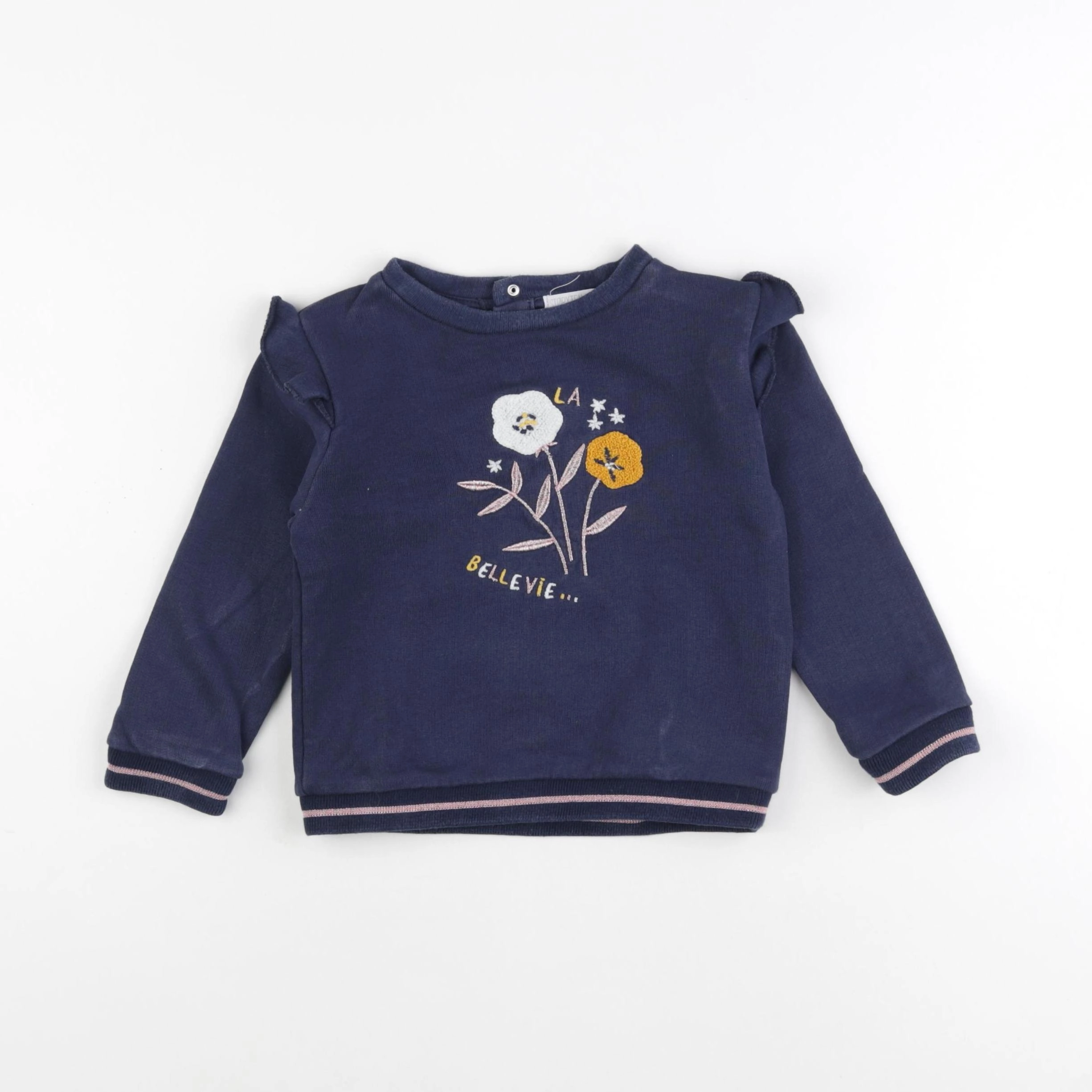 Storytelling - sweat bleu - 2 ans