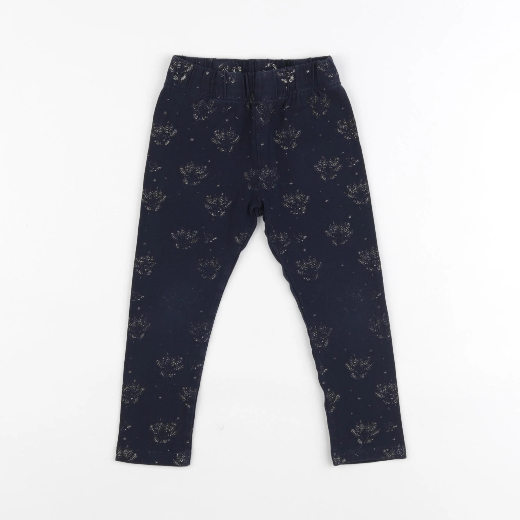Eden & Victor - legging bleu - 3 ans