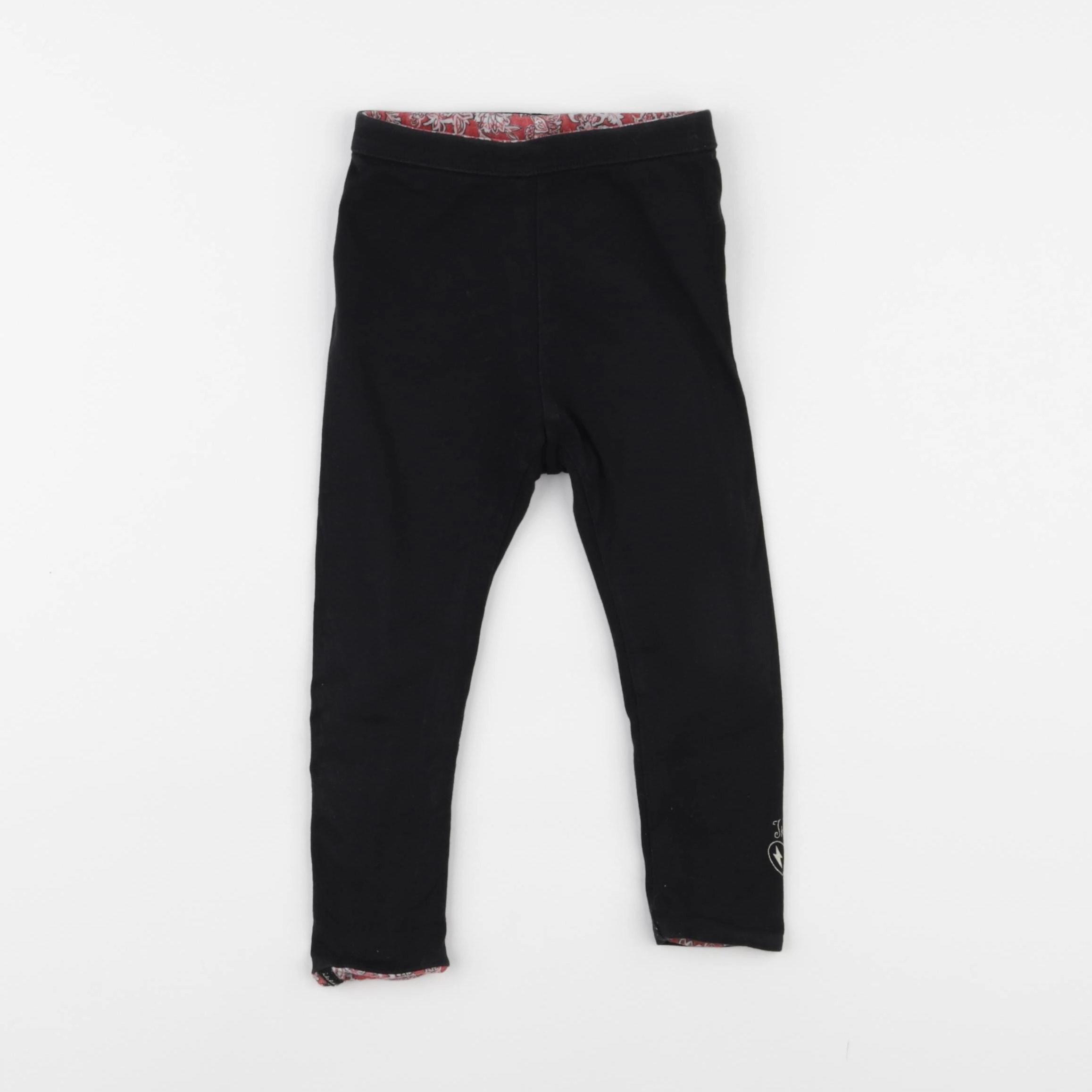 IKKS - legging réversible noir - 18 mois