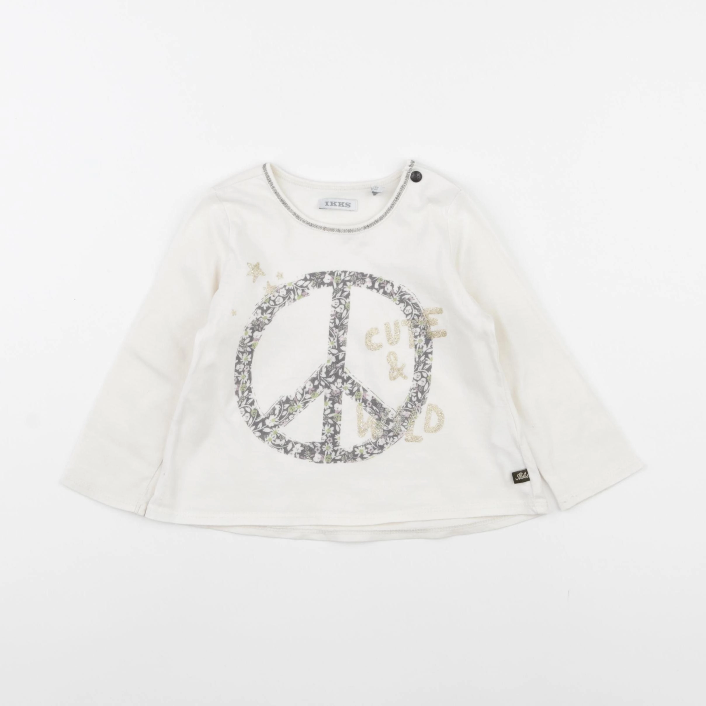 IKKS - tee-shirt blanc - 18 mois