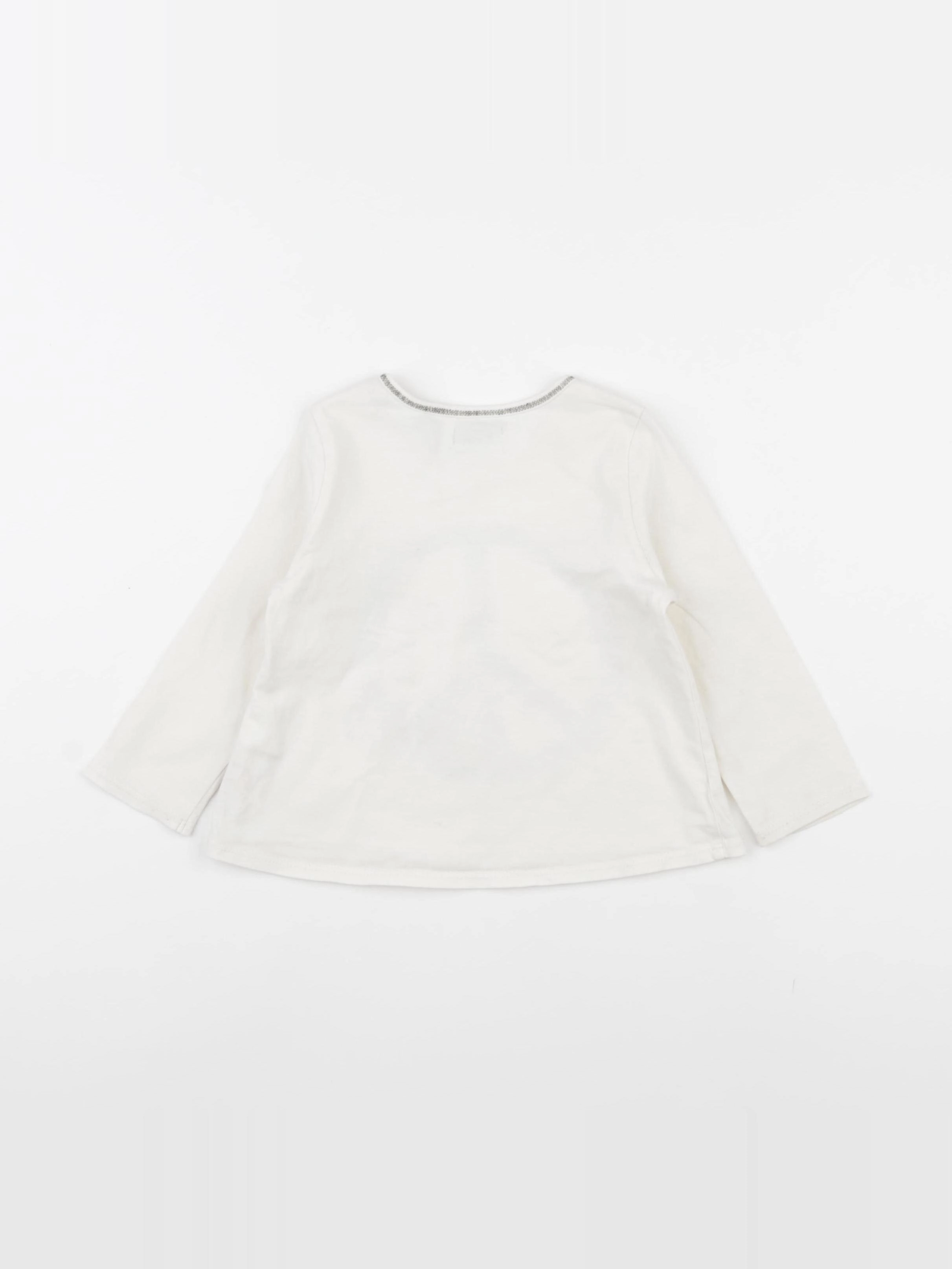 IKKS - tee-shirt blanc - 18 mois