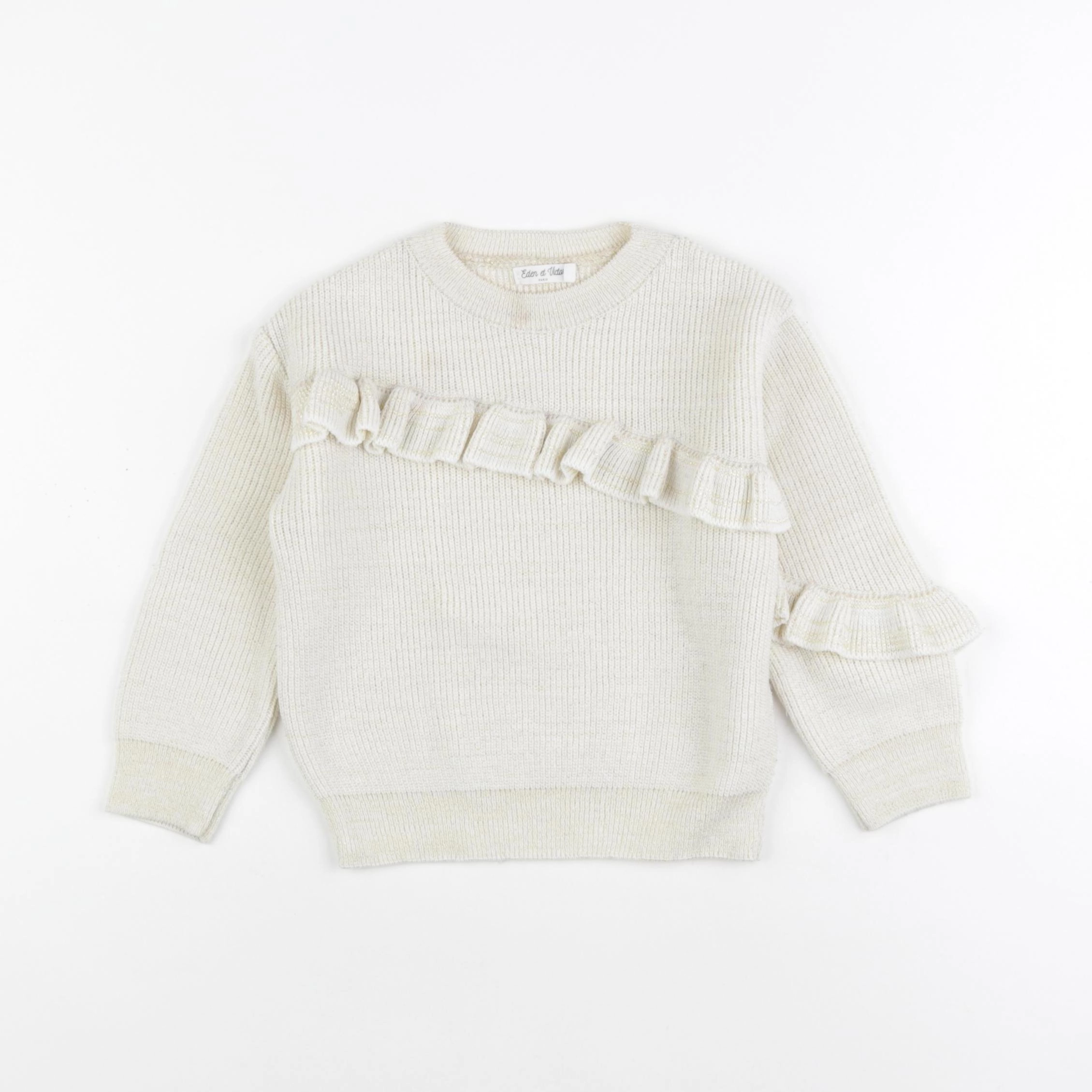 Eden & Victor - pull beige - 3 ans