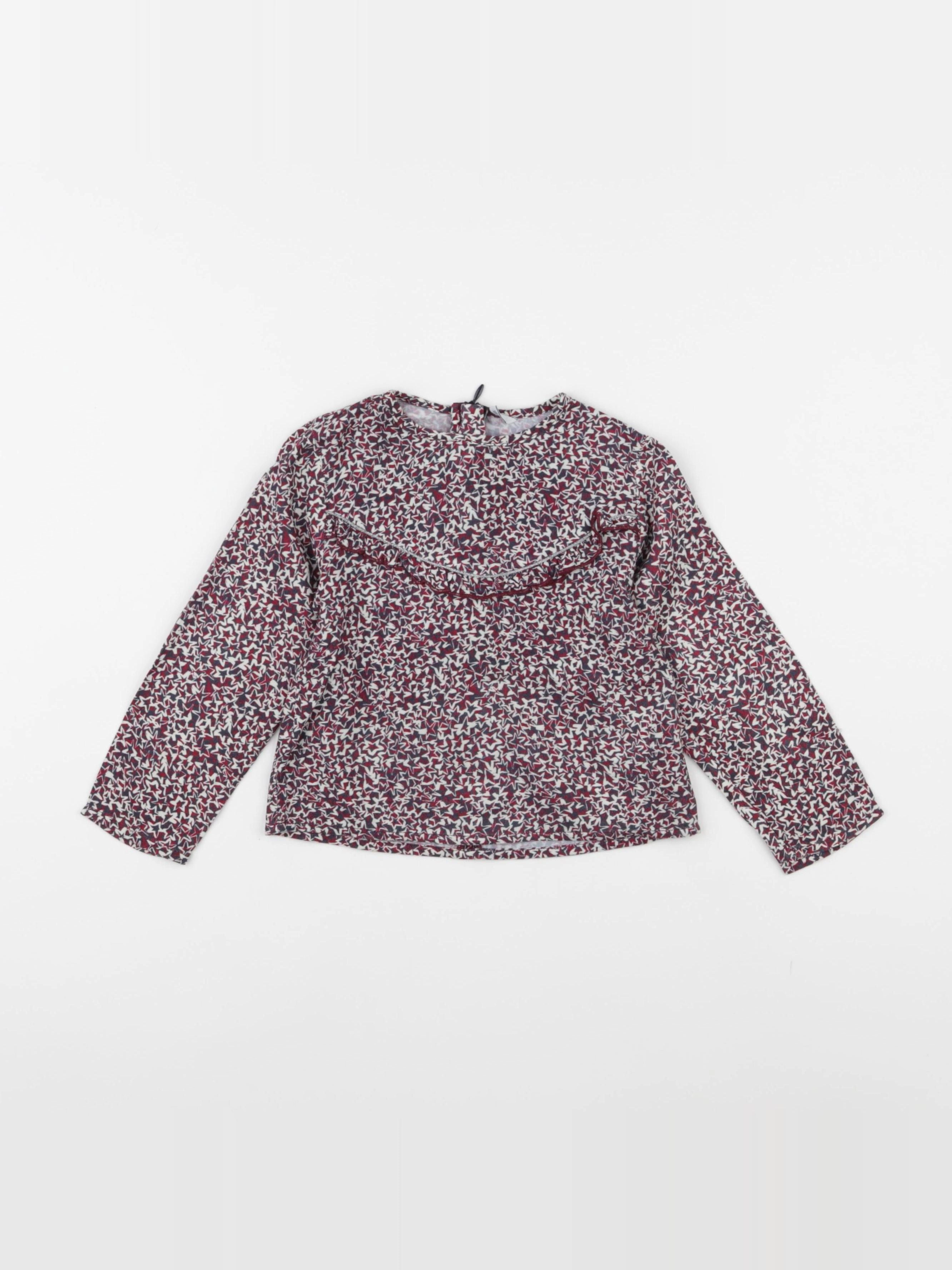 IKKS - blouse rouge - 2 ans