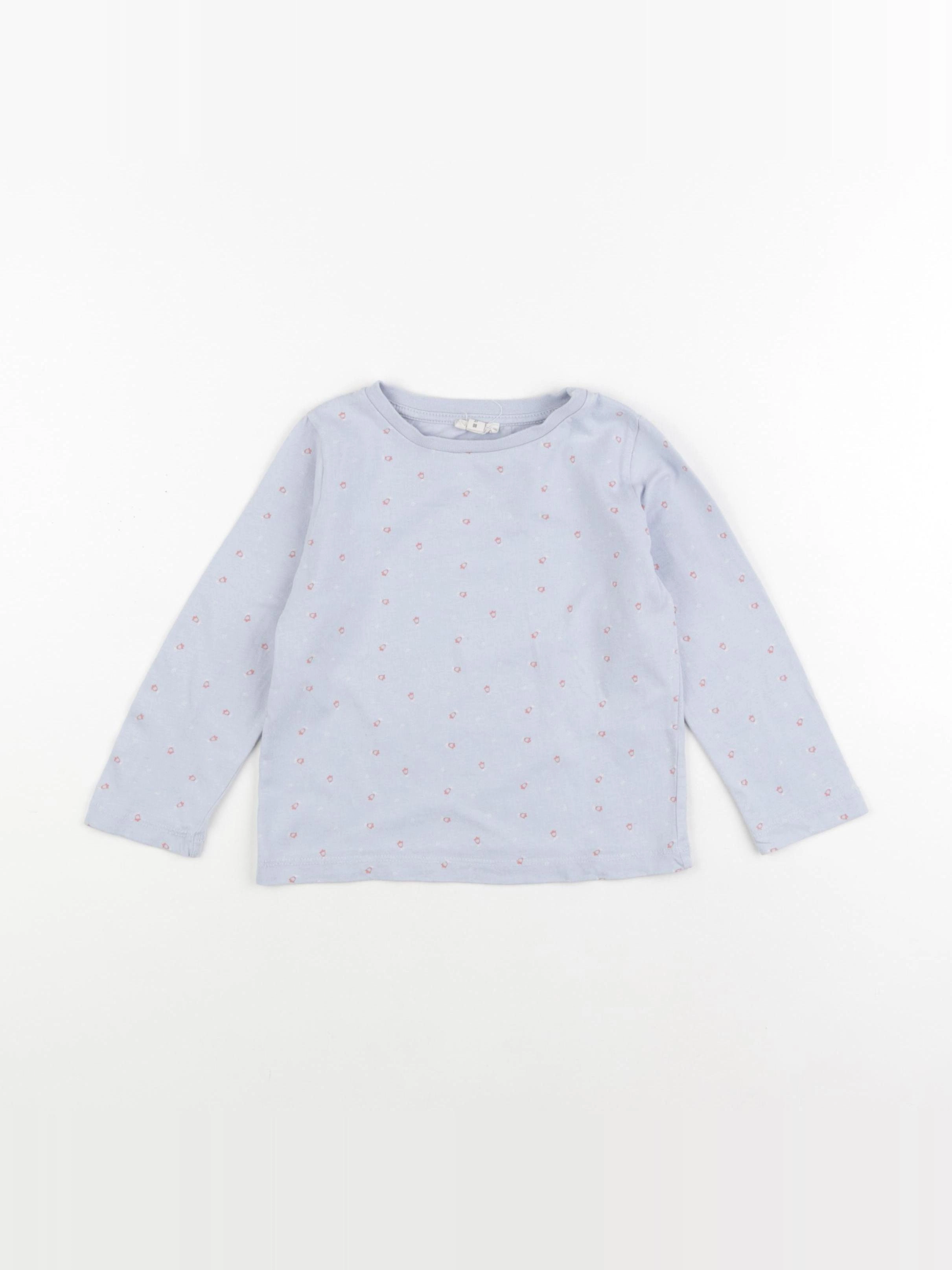 Little Cigogne - tee-shirt bleu - 3 ans