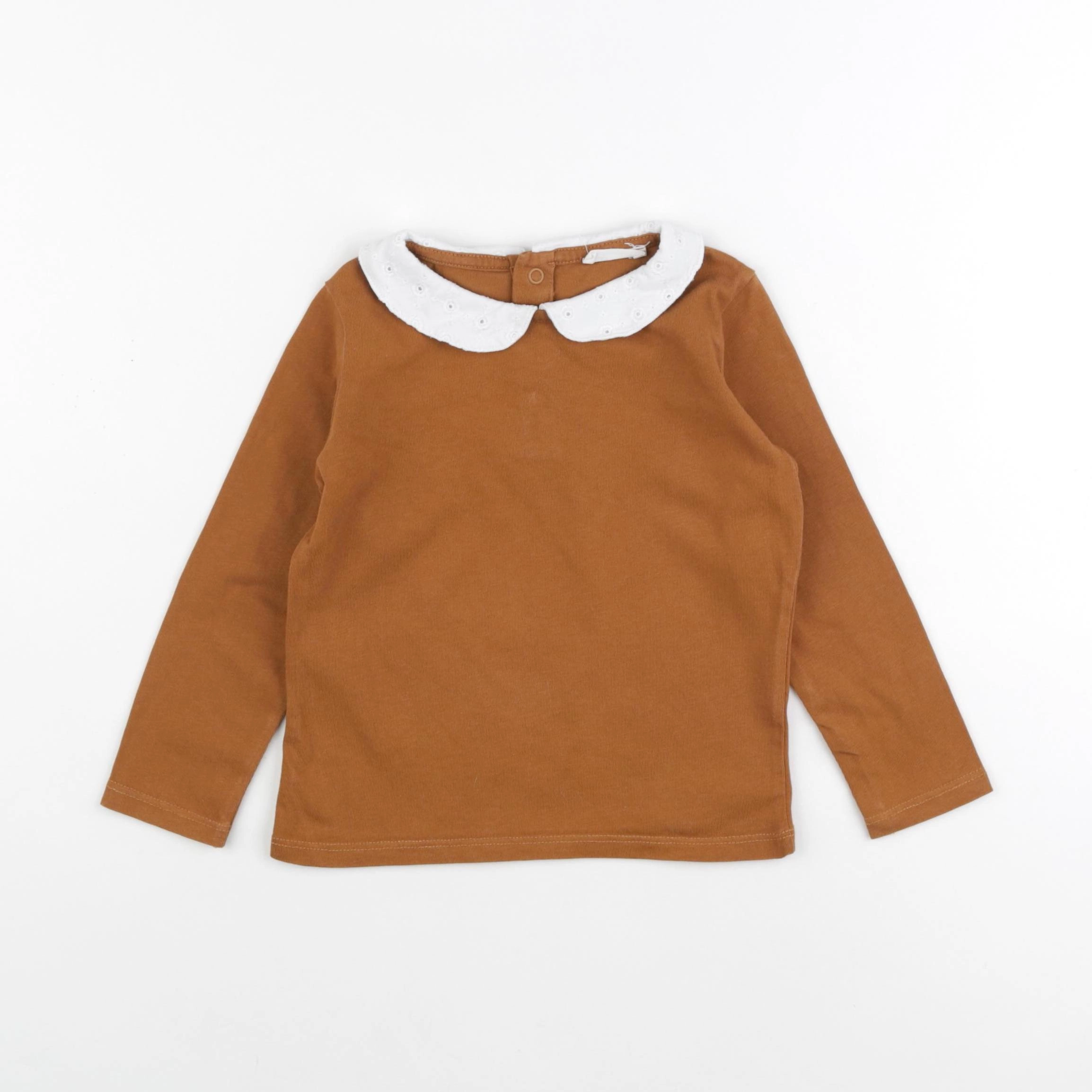 Little Cigogne - tee-shirt marron - 3 ans