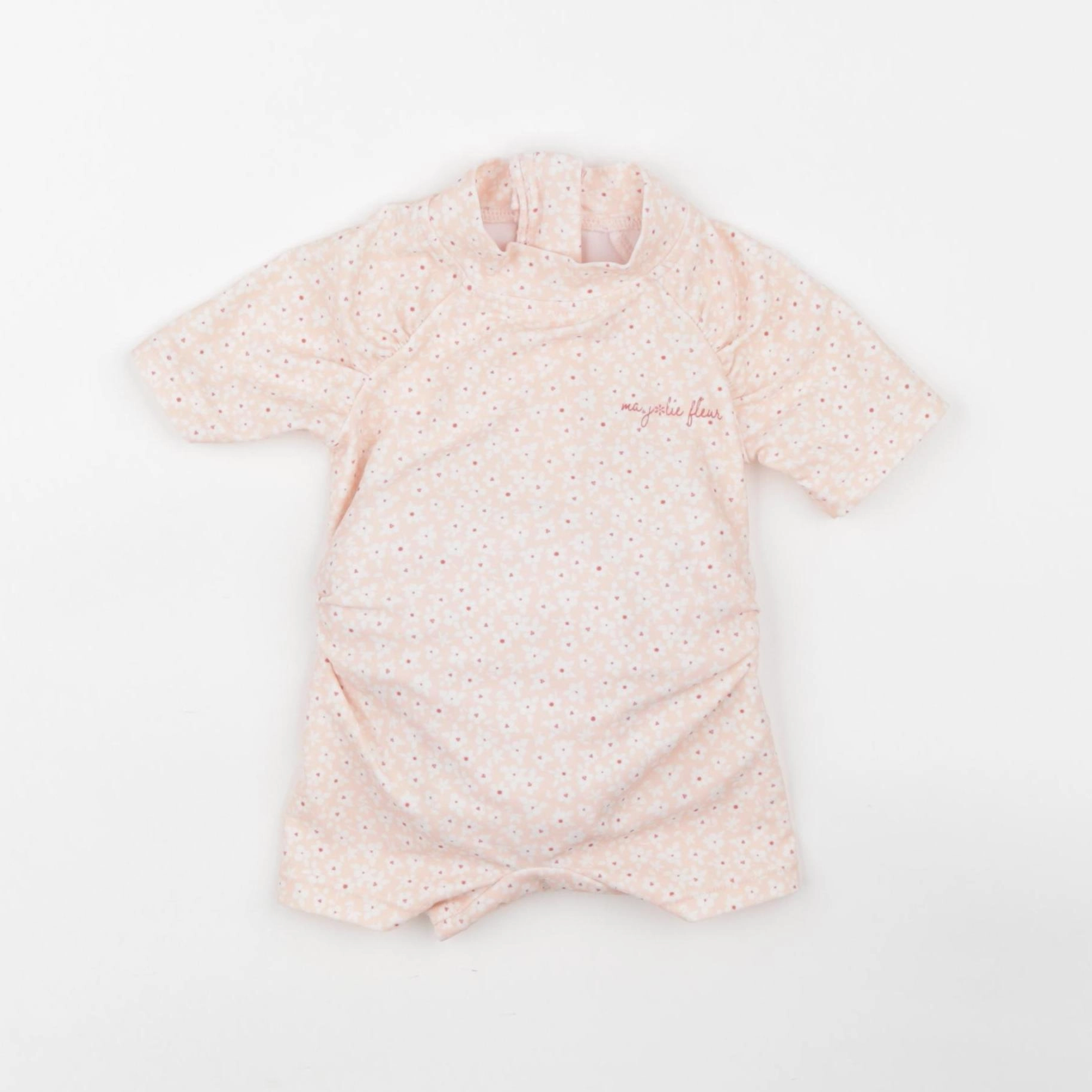 Vertbaudet - combi de bain rose - 3 mois