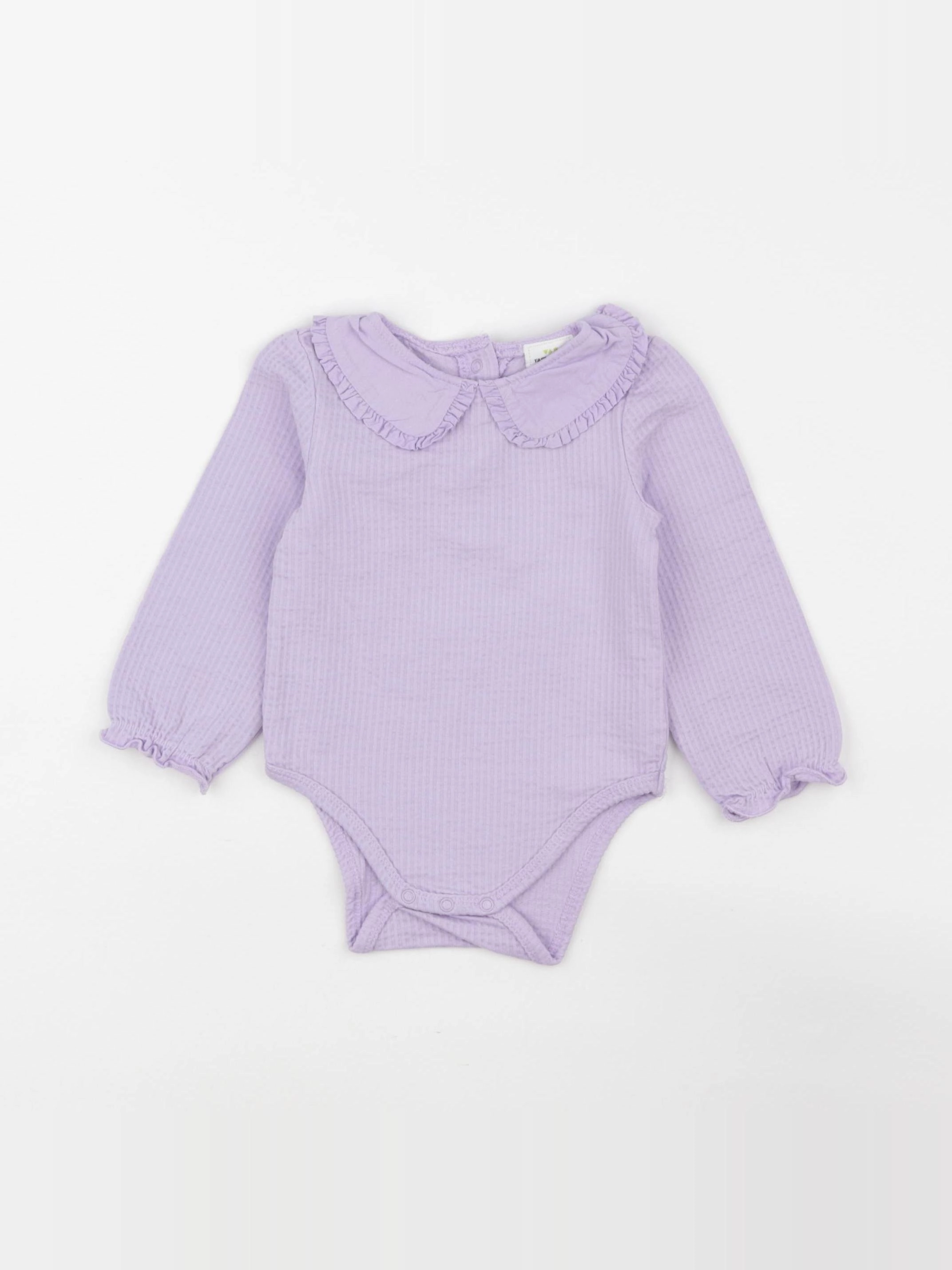 Tape à l'oeil - body à col violet - 12 mois