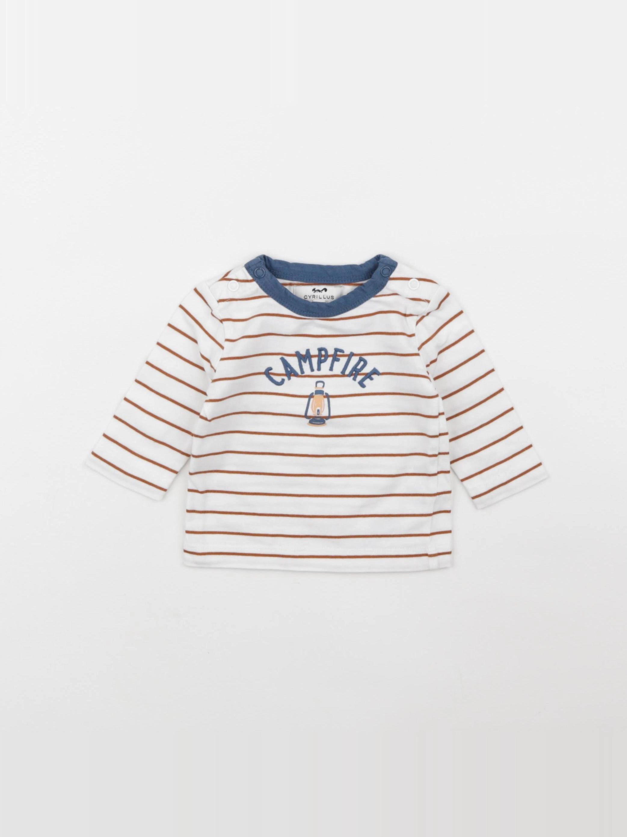 Cyrillus - tee-shirt marron - 3 mois