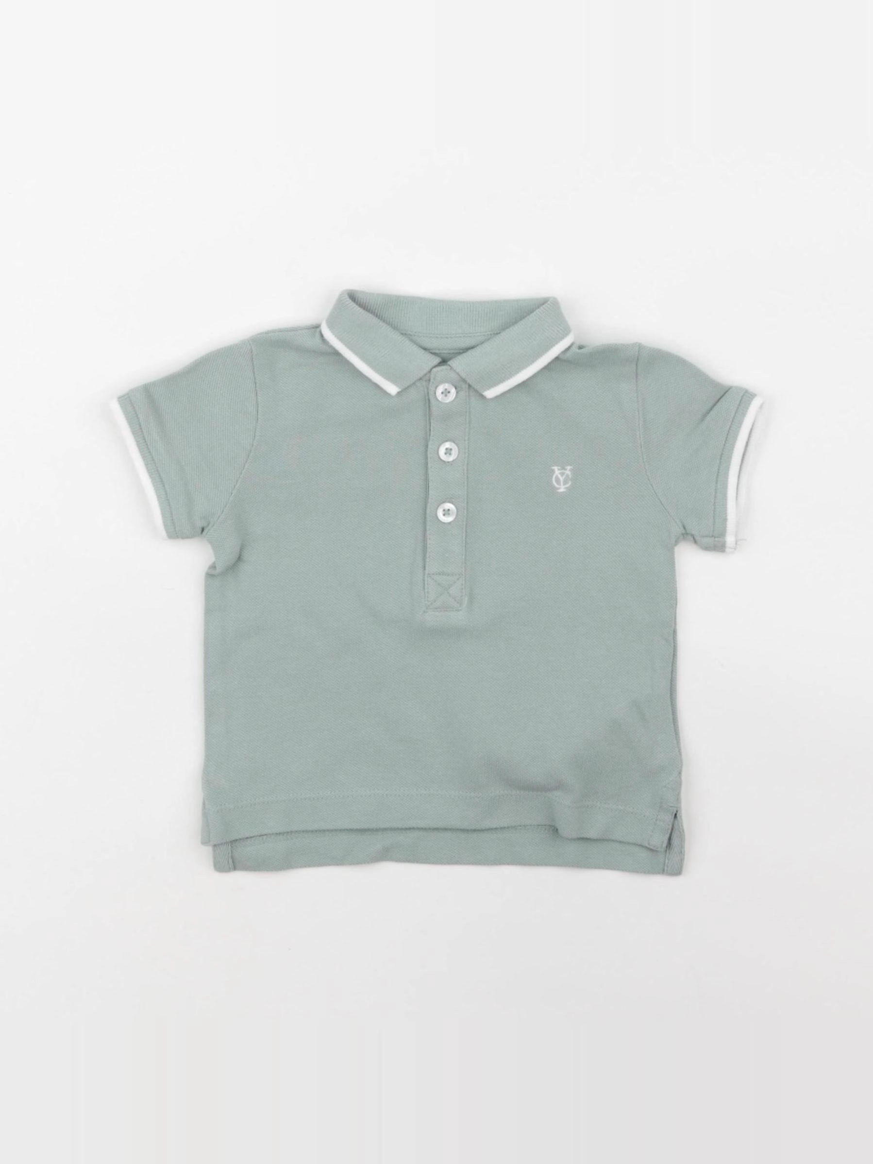 Cyrillus - polo vert - 6 mois