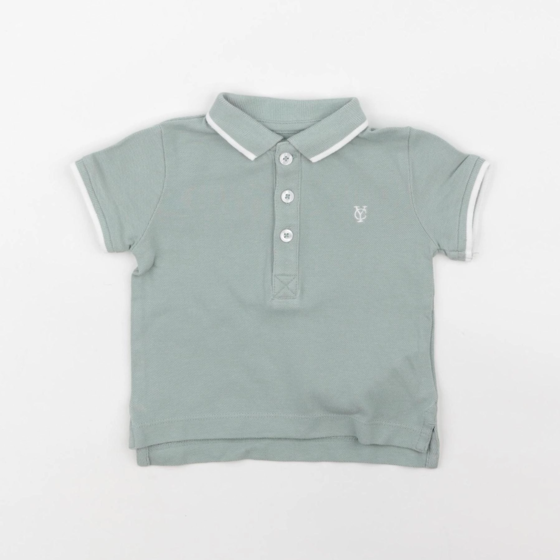 Cyrillus - polo vert - 6 mois