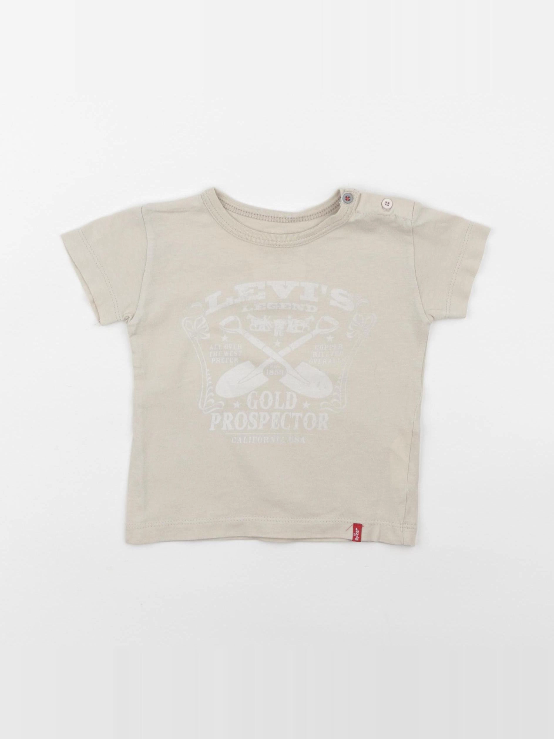 Levi's - tee-shirt beige - 6 mois