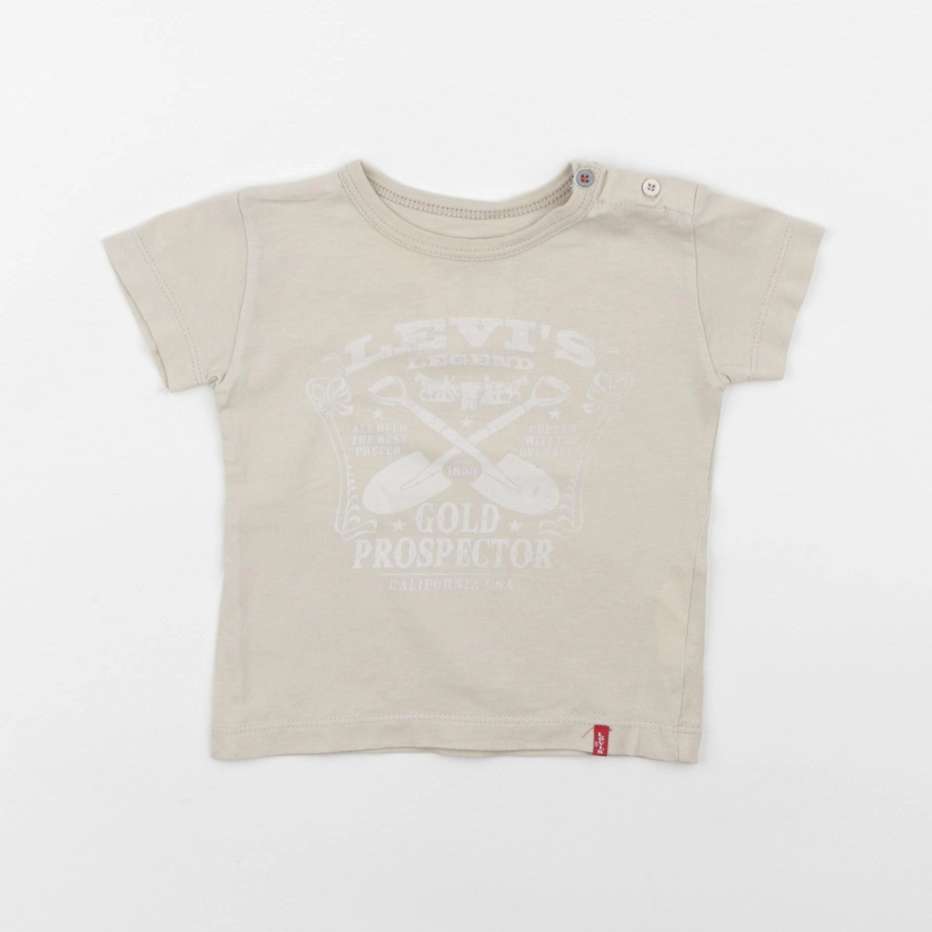 Levi's - tee-shirt beige - 6 mois