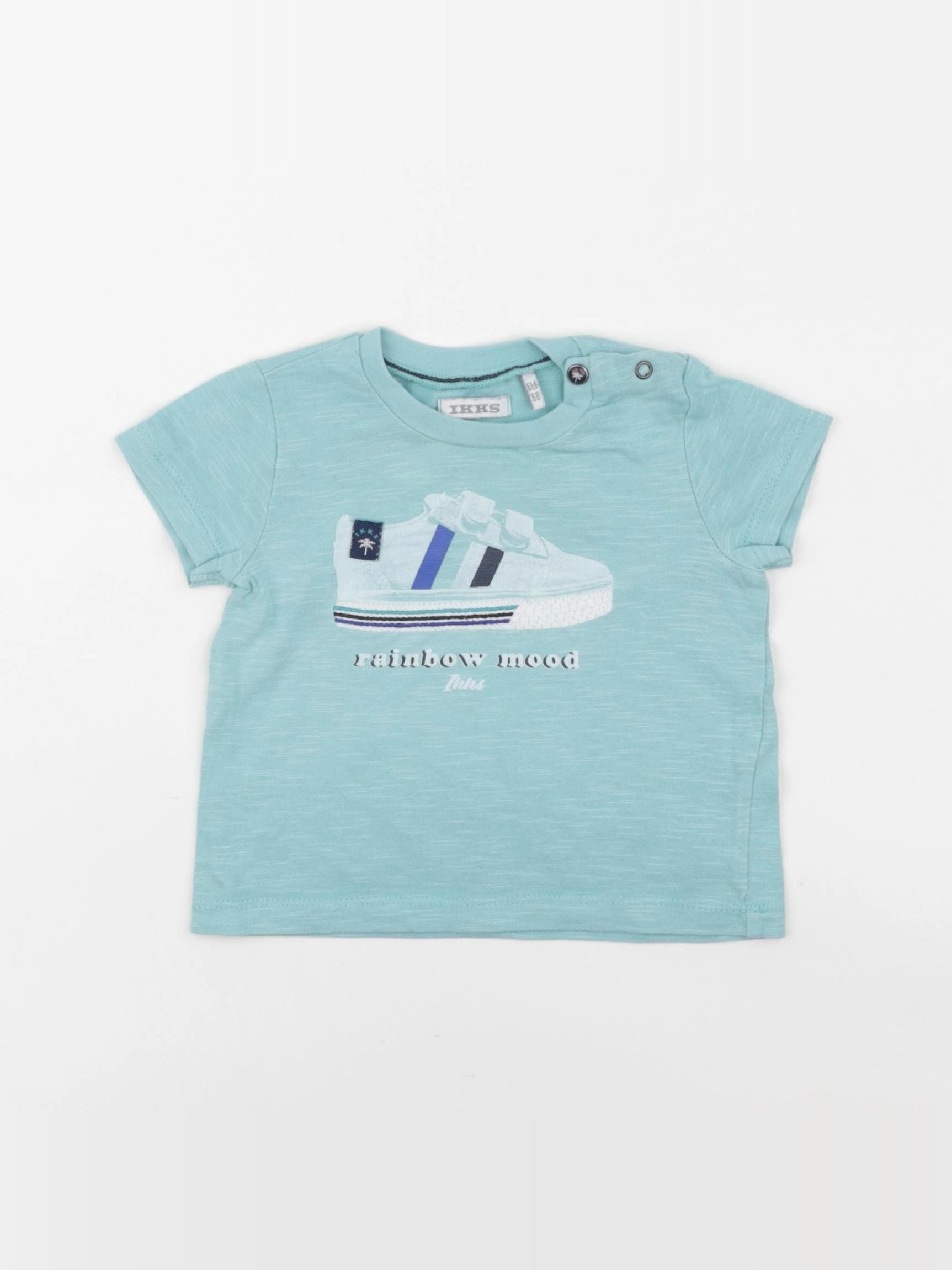 IKKS - tee-shirt bleu - 6 mois