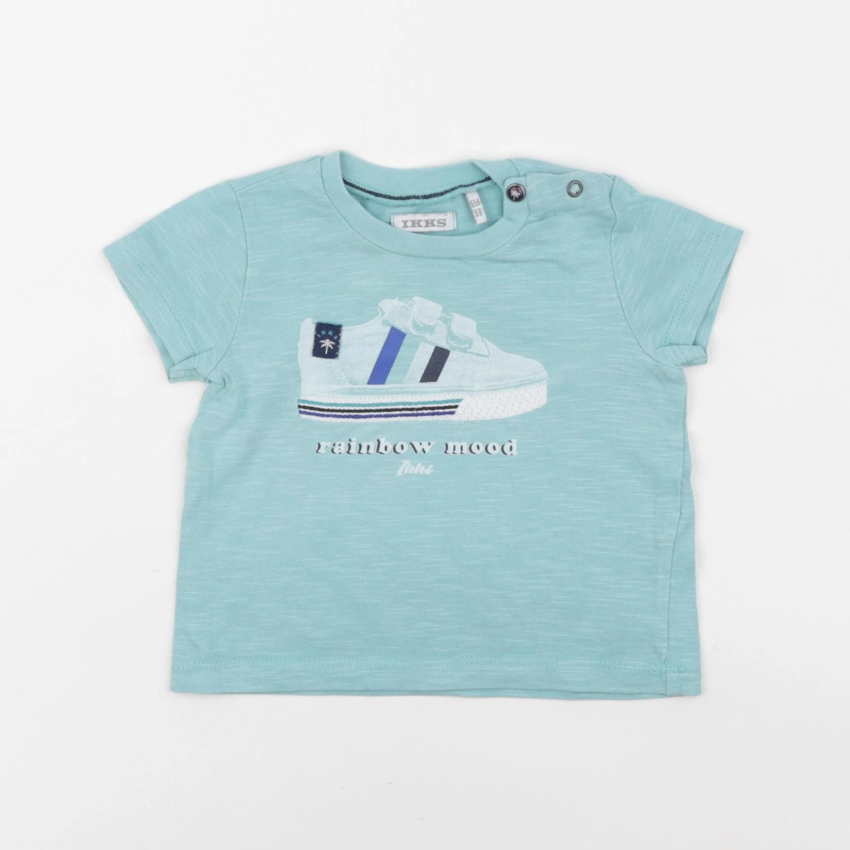 IKKS - tee-shirt bleu - 6 mois