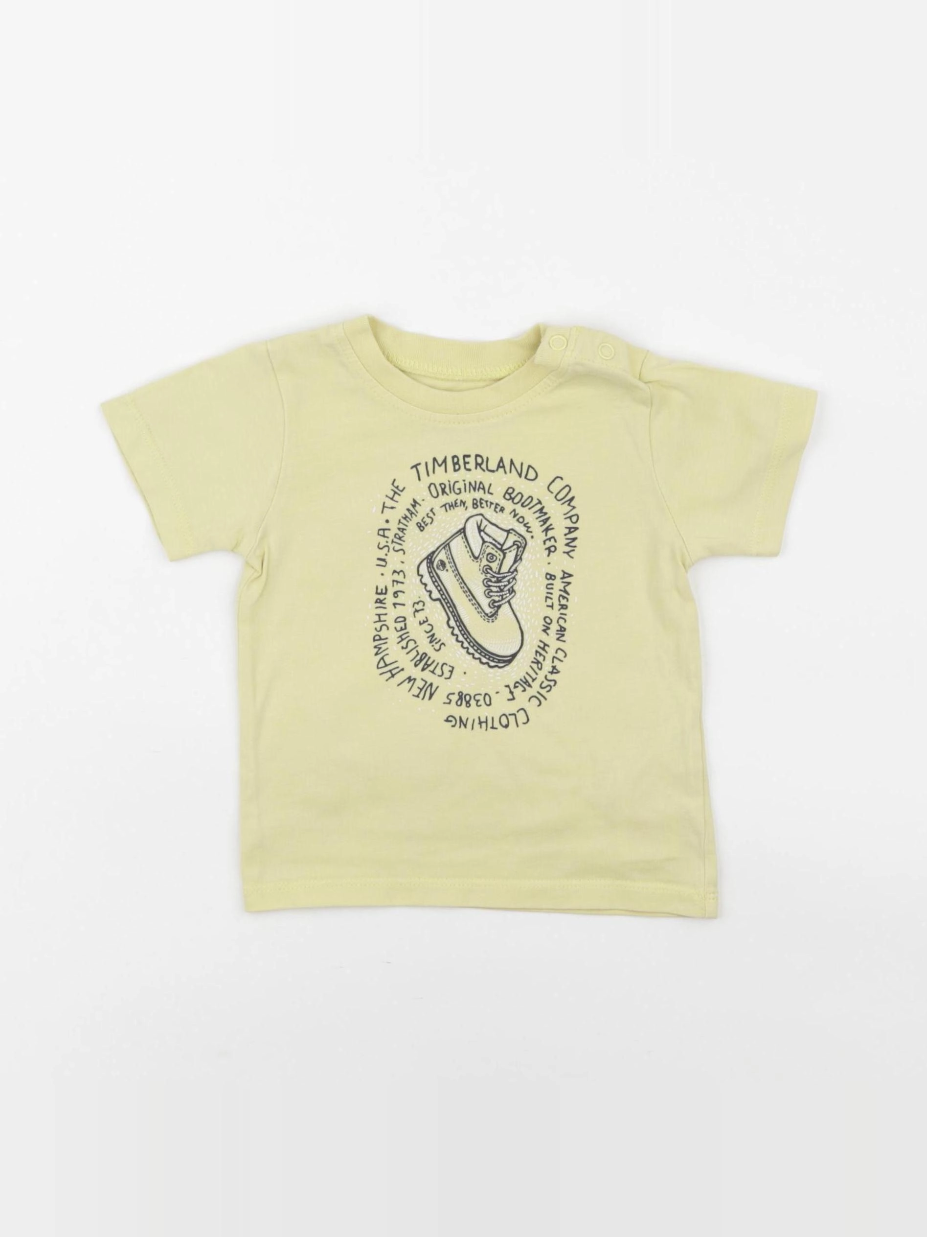 Timberland - tee-shirt jaune - 6 mois