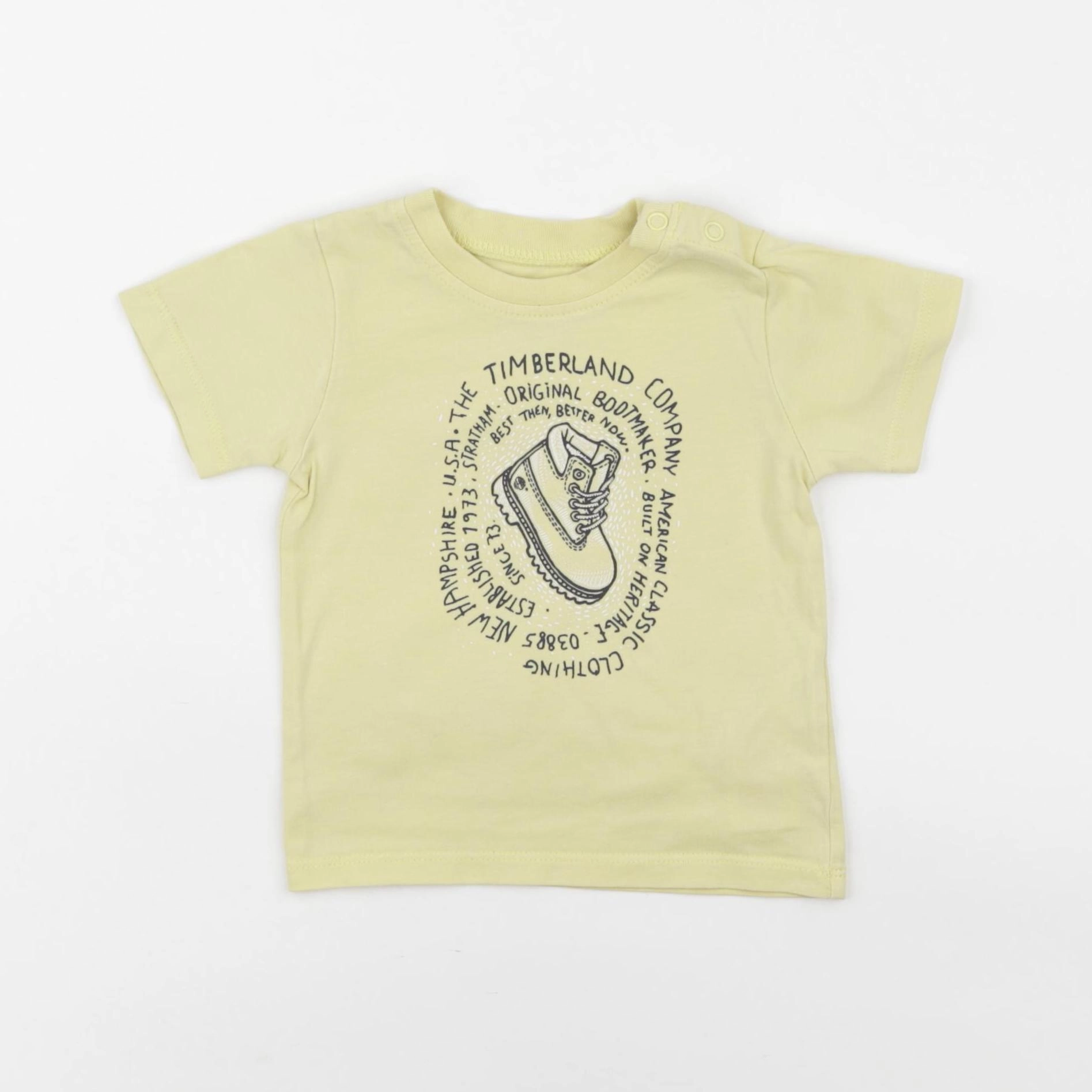 Timberland - tee-shirt jaune - 6 mois