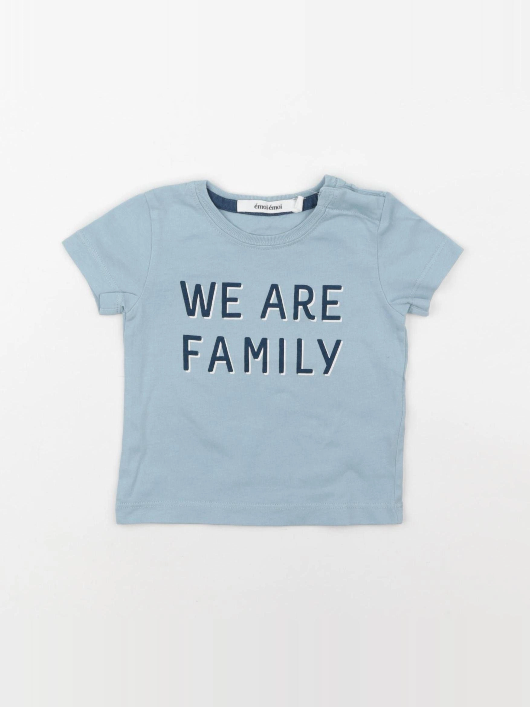 Emoi emoi - tee-shirt bleu - 6 mois