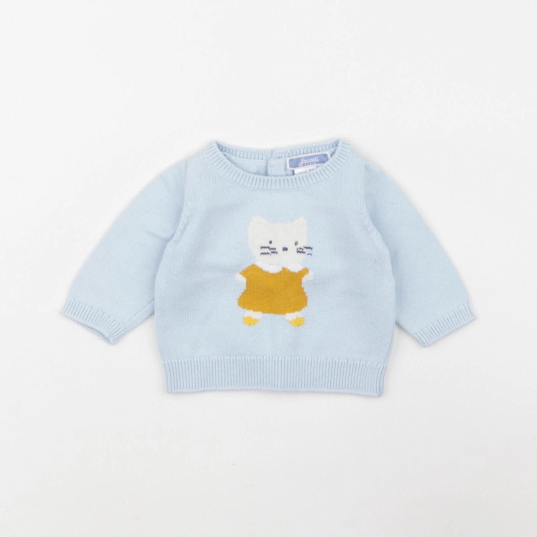 Jacadi - pull bleu - 1 mois