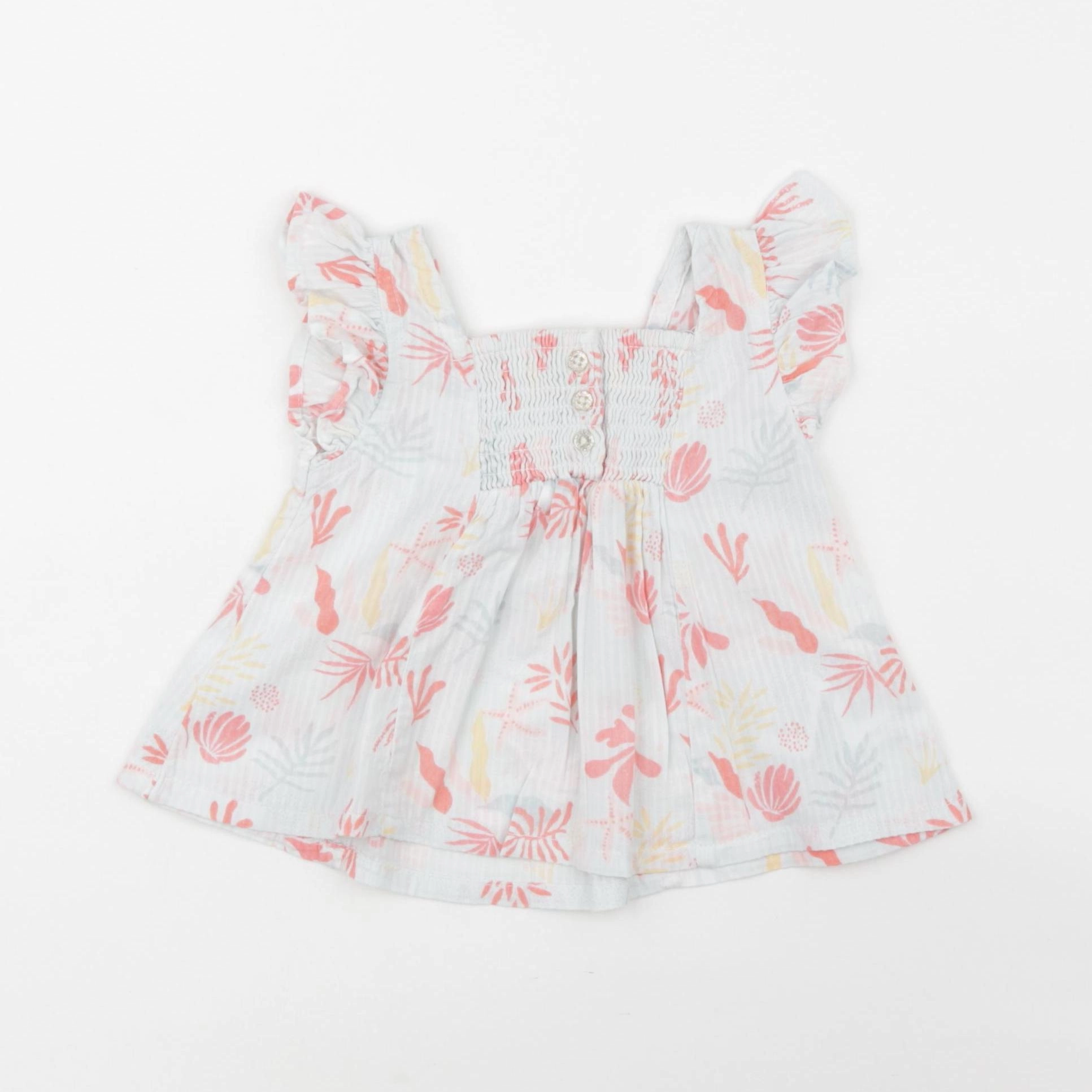 Tape à l'oeil - blouse bleu - 6 mois