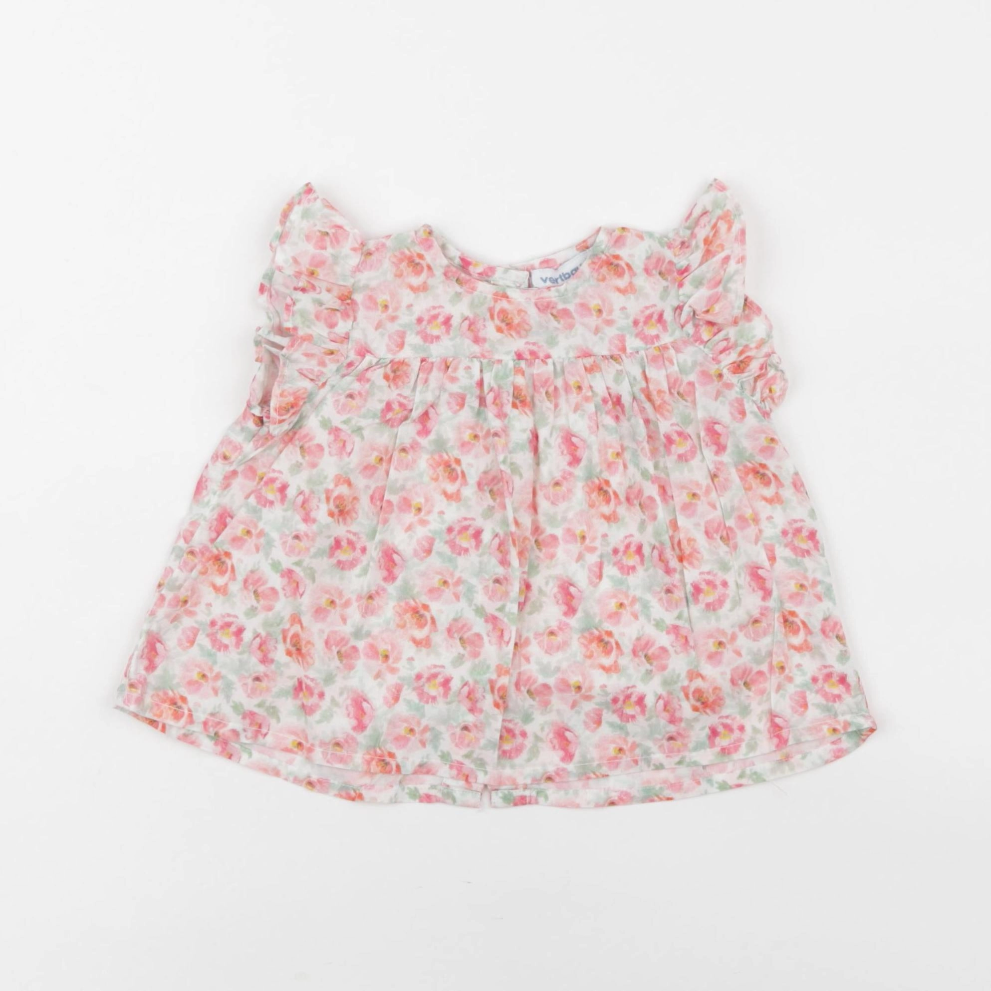 Vertbaudet - blouse rose - 6 mois