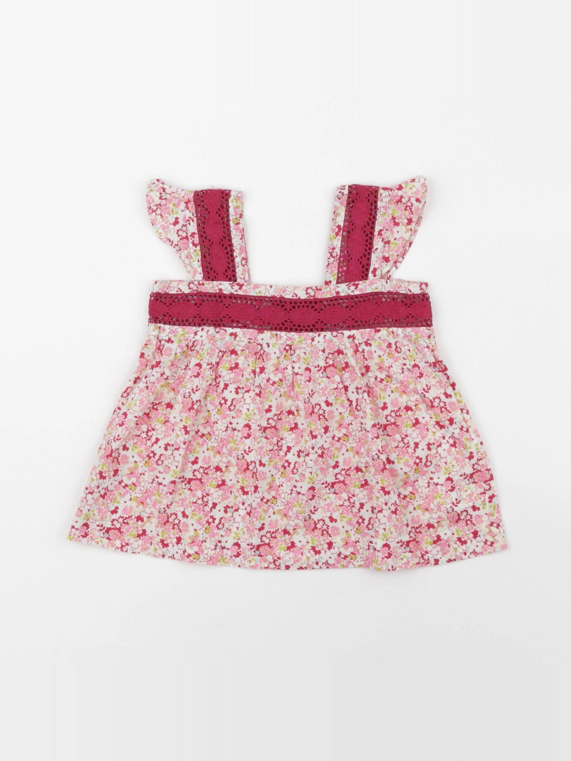 Jacadi - blouse rose - 6 mois