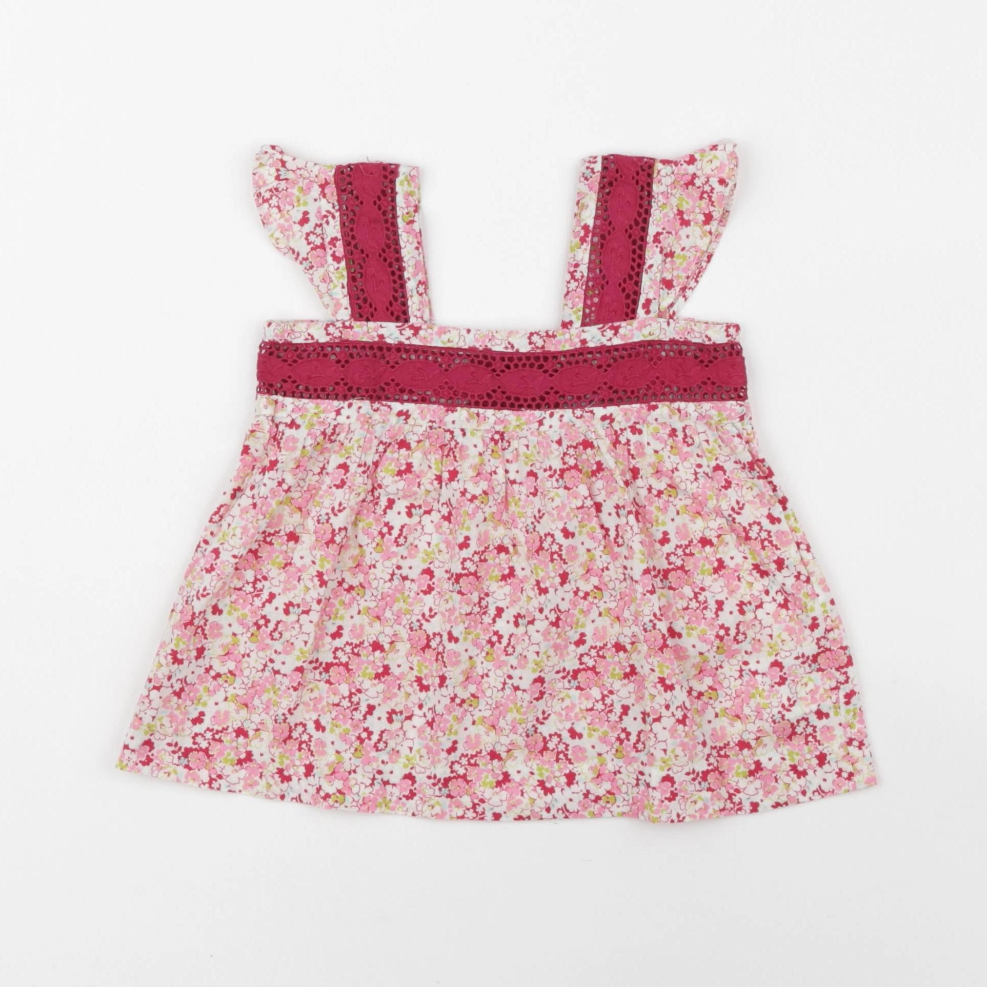Jacadi - blouse rose - 6 mois