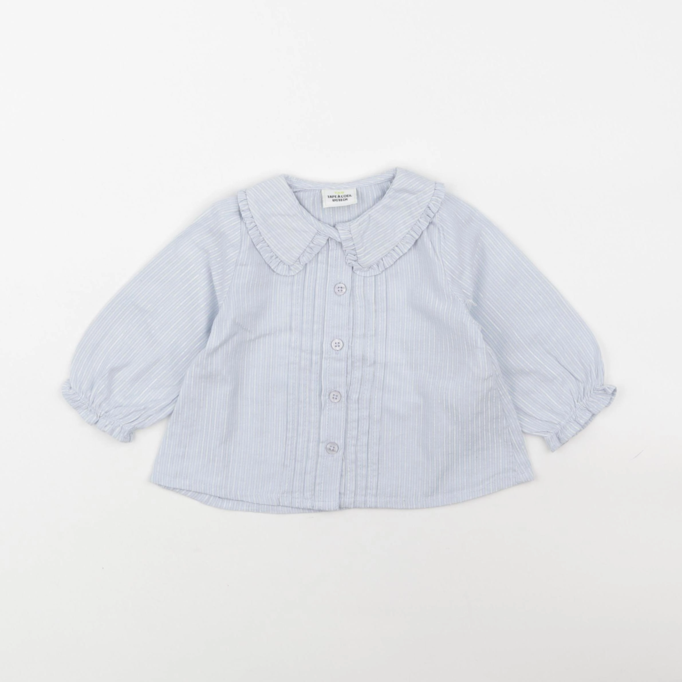Tape à l'oeil - blouse bleu - 6 mois