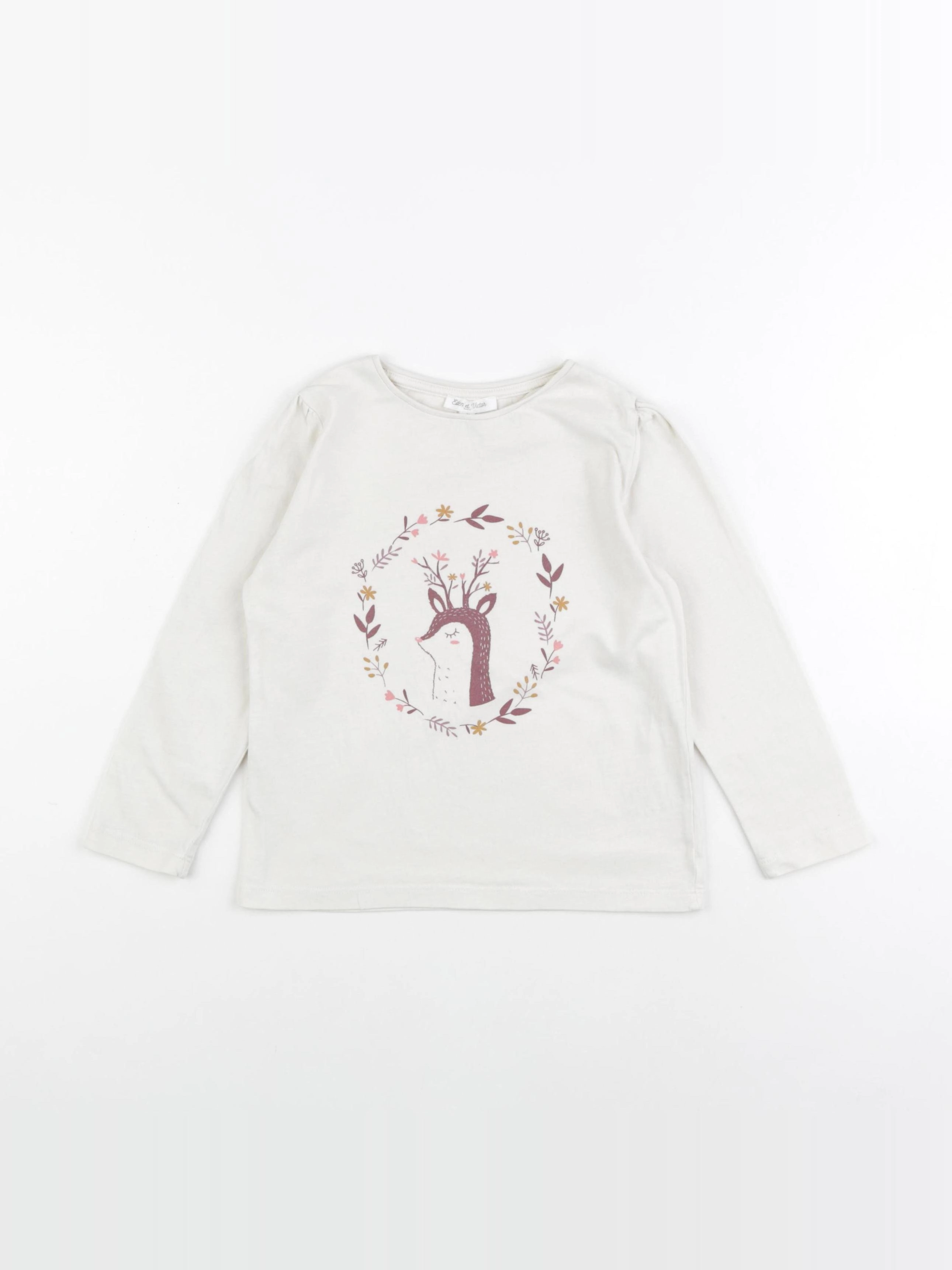 Eden & Victor - tee-shirt beige - 6 ans