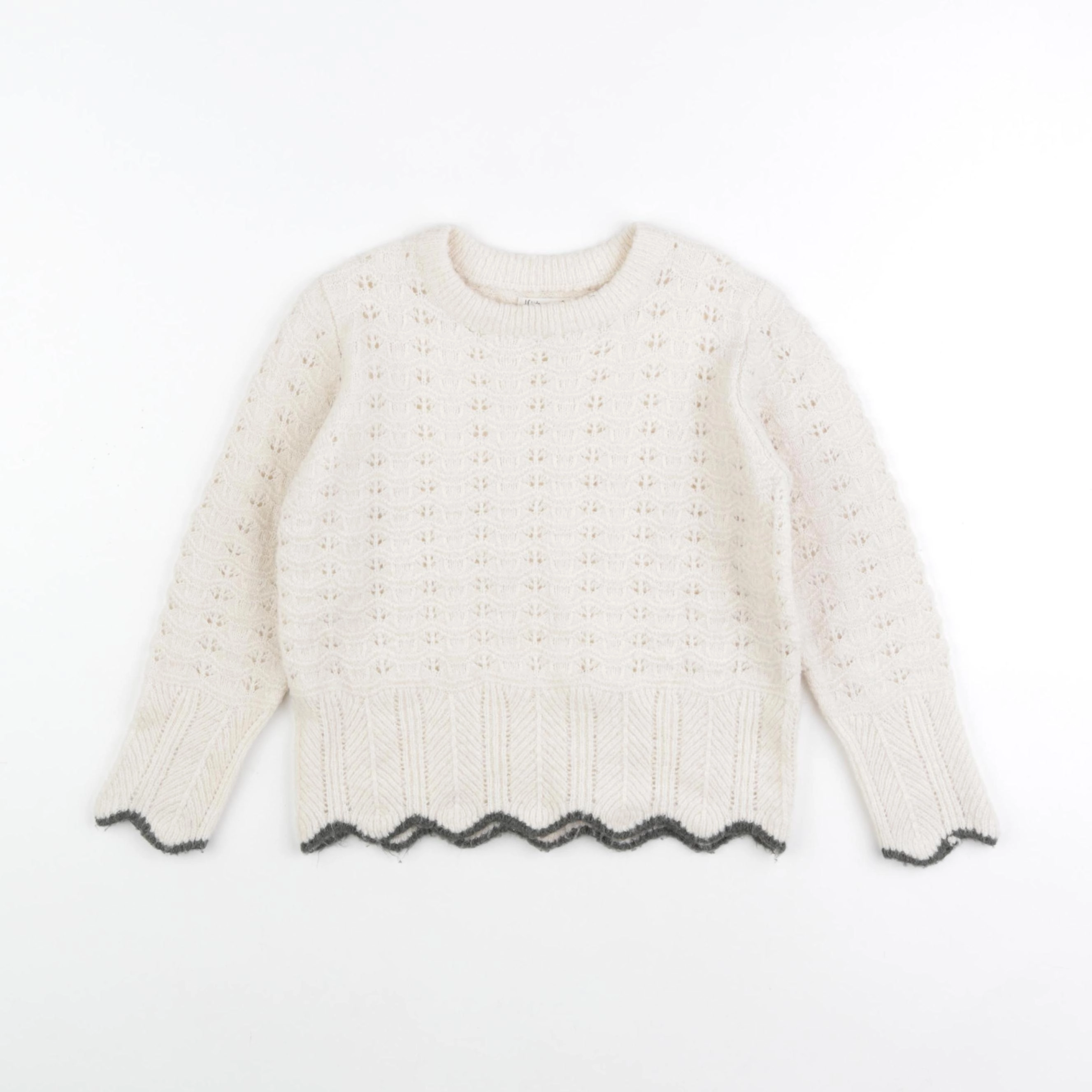 Little Cigogne - pull beige - 5 ans
