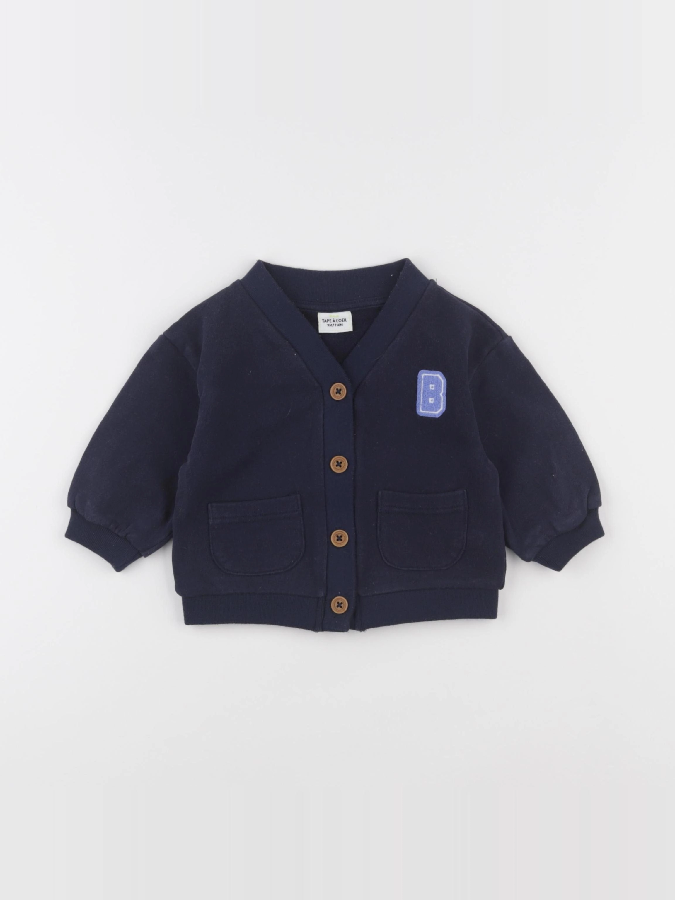 Tape à l'oeil - veste bleu - 9 mois