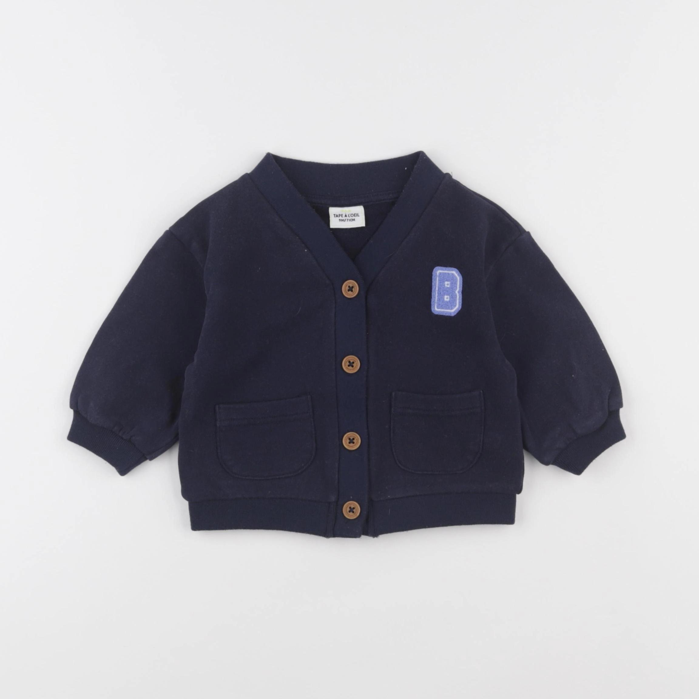 Tape à l'oeil - veste bleu - 9 mois