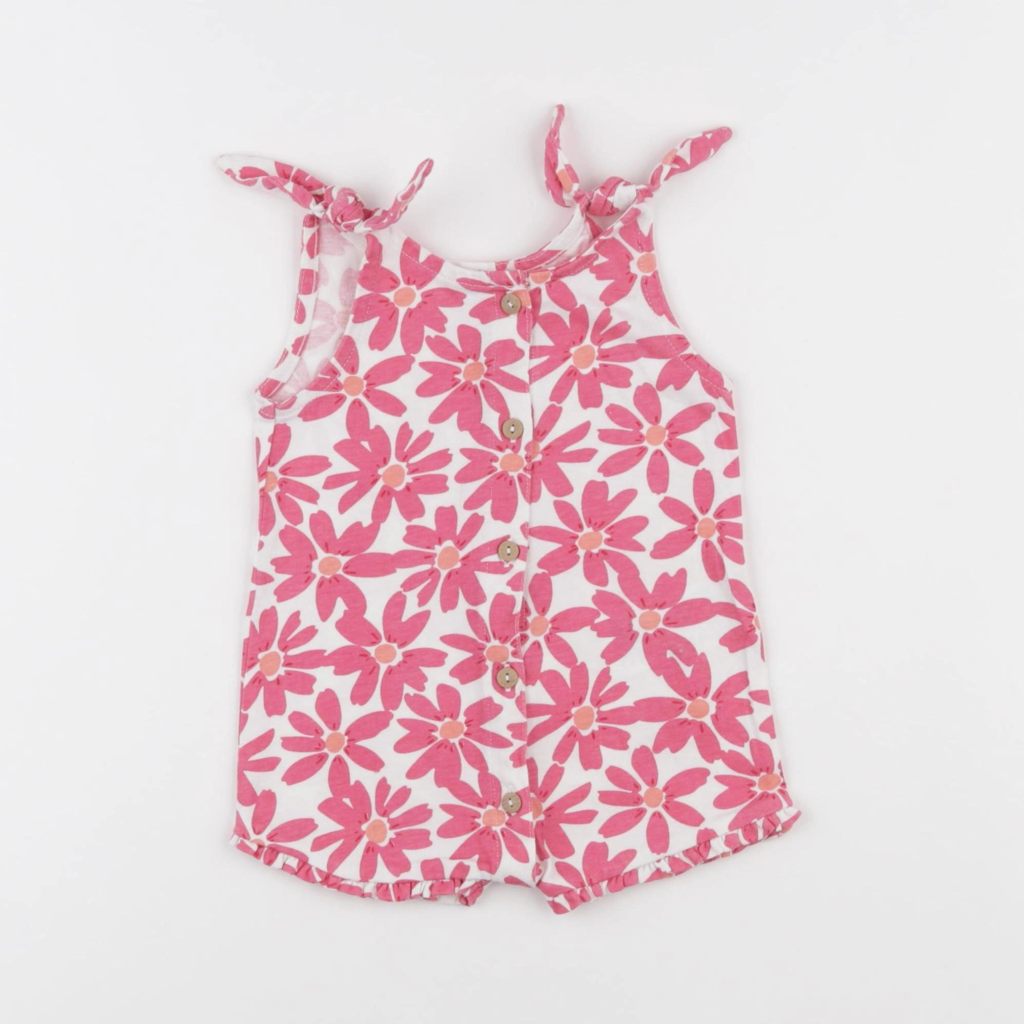 Vertbaudet - combinaison rose - 3 mois