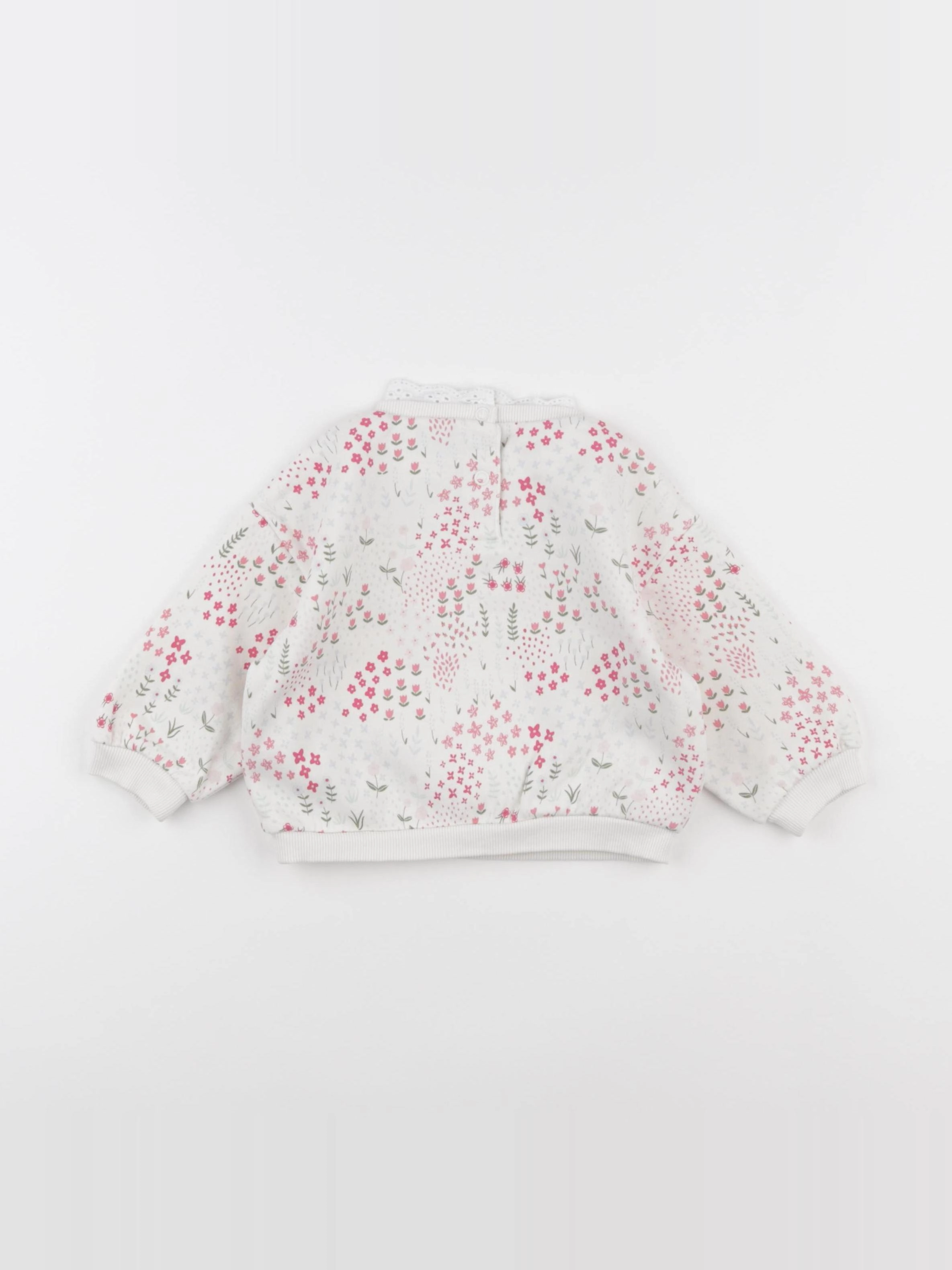 Tape à l'oeil - sweat blanc - 12 mois