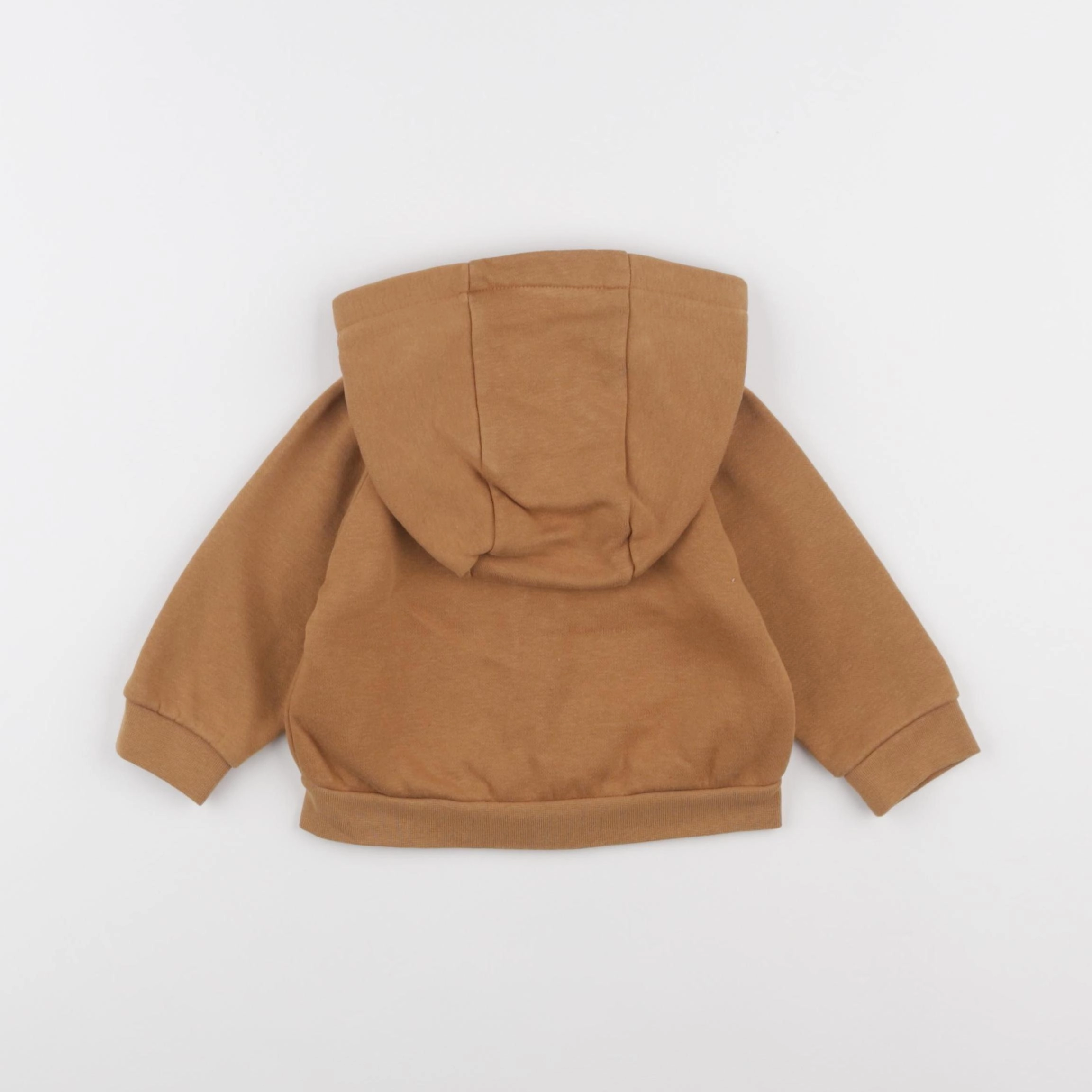 Vertbaudet - sweat marron - 9 mois