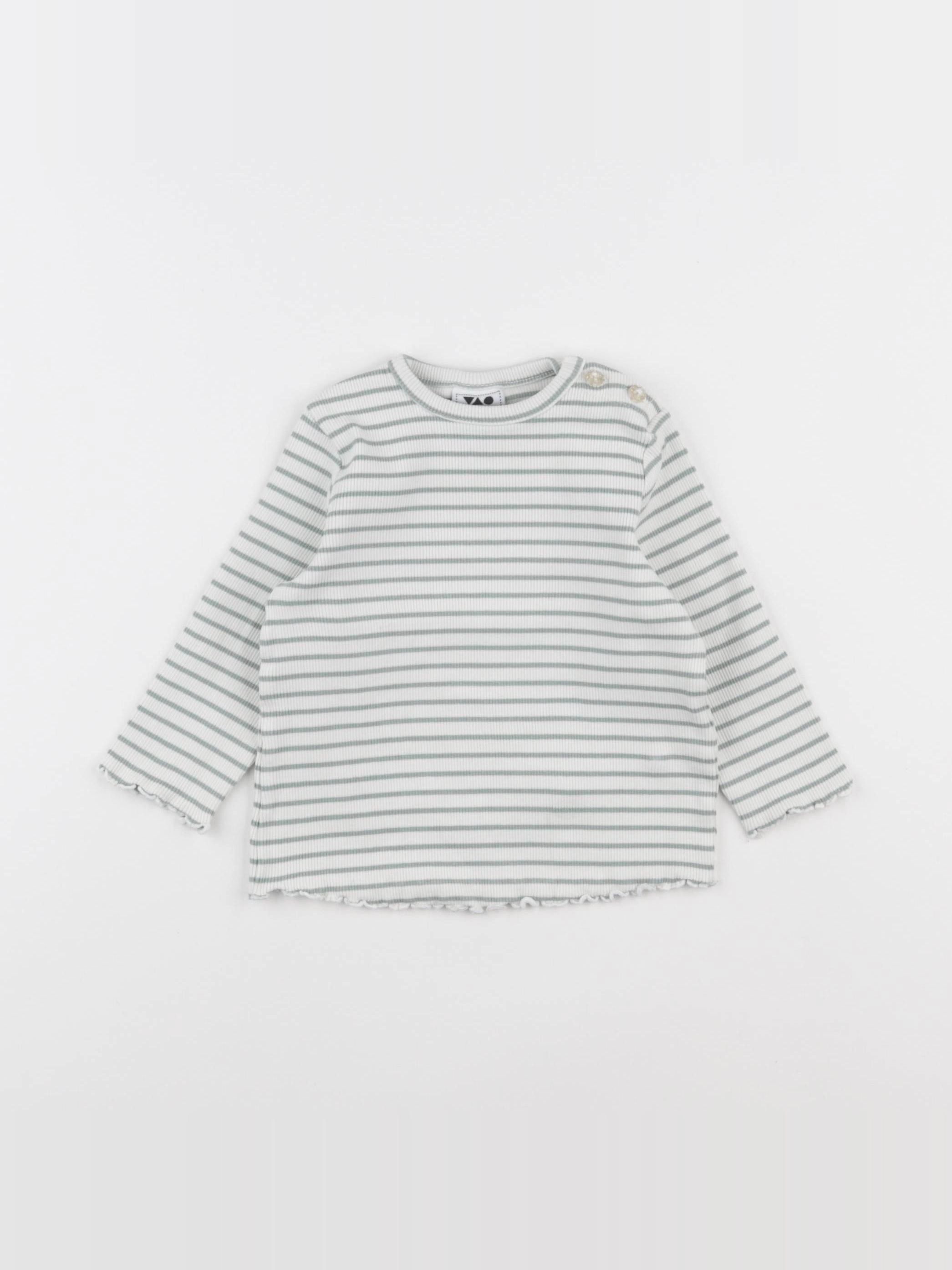 Tape à l'oeil - tee-shirt vert - 12 mois
