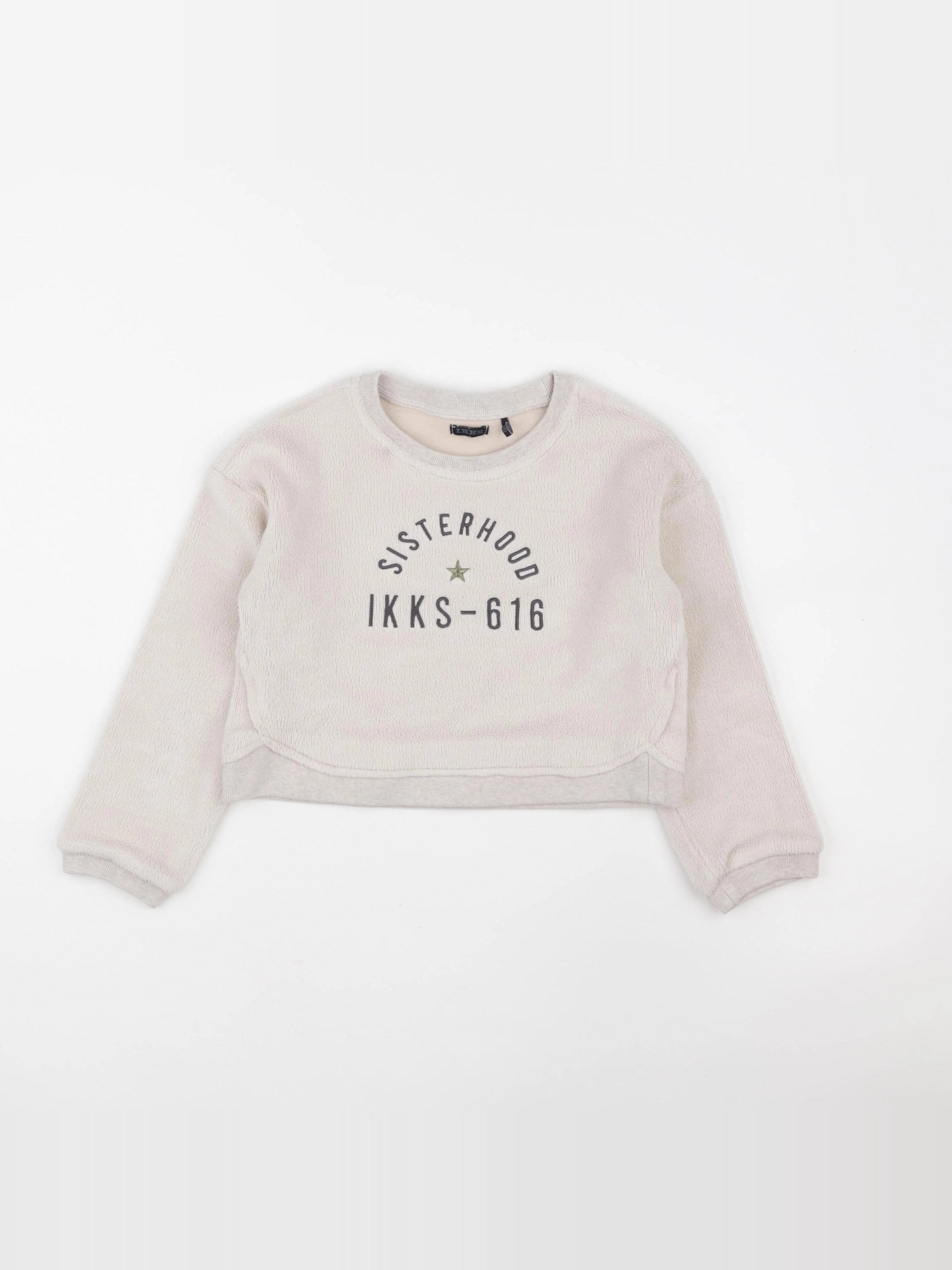 IKKS - sweat beige - 8 ans