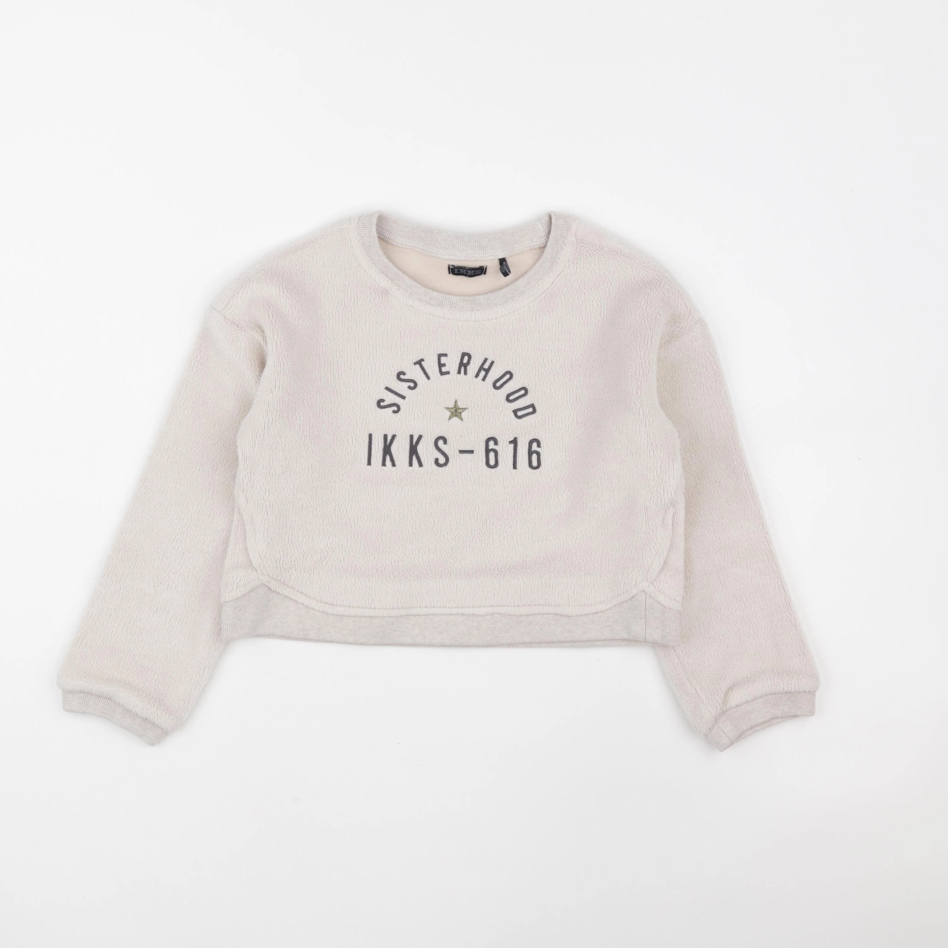 IKKS - sweat beige - 8 ans