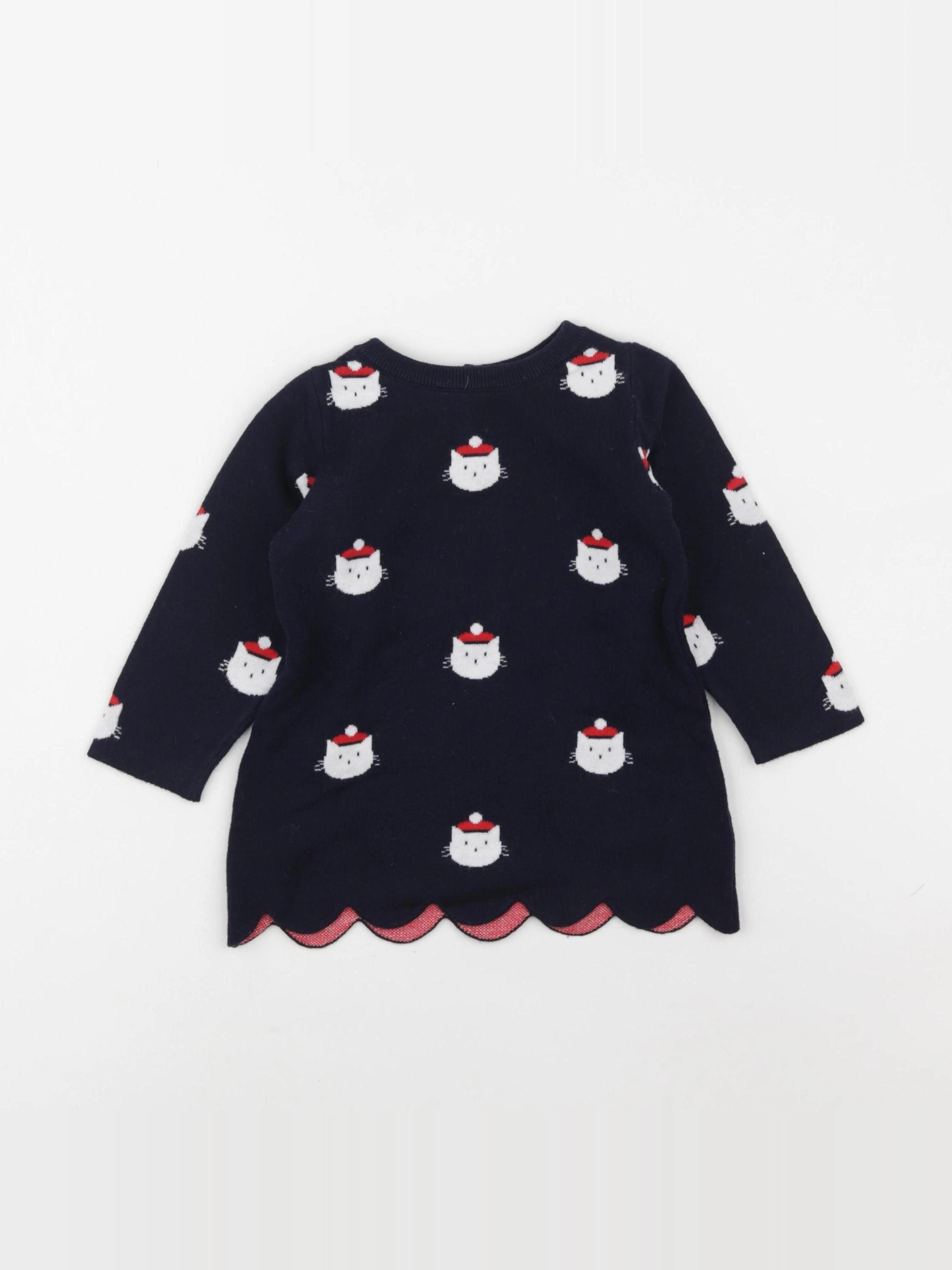 Jacadi - robe bleu - 12 mois