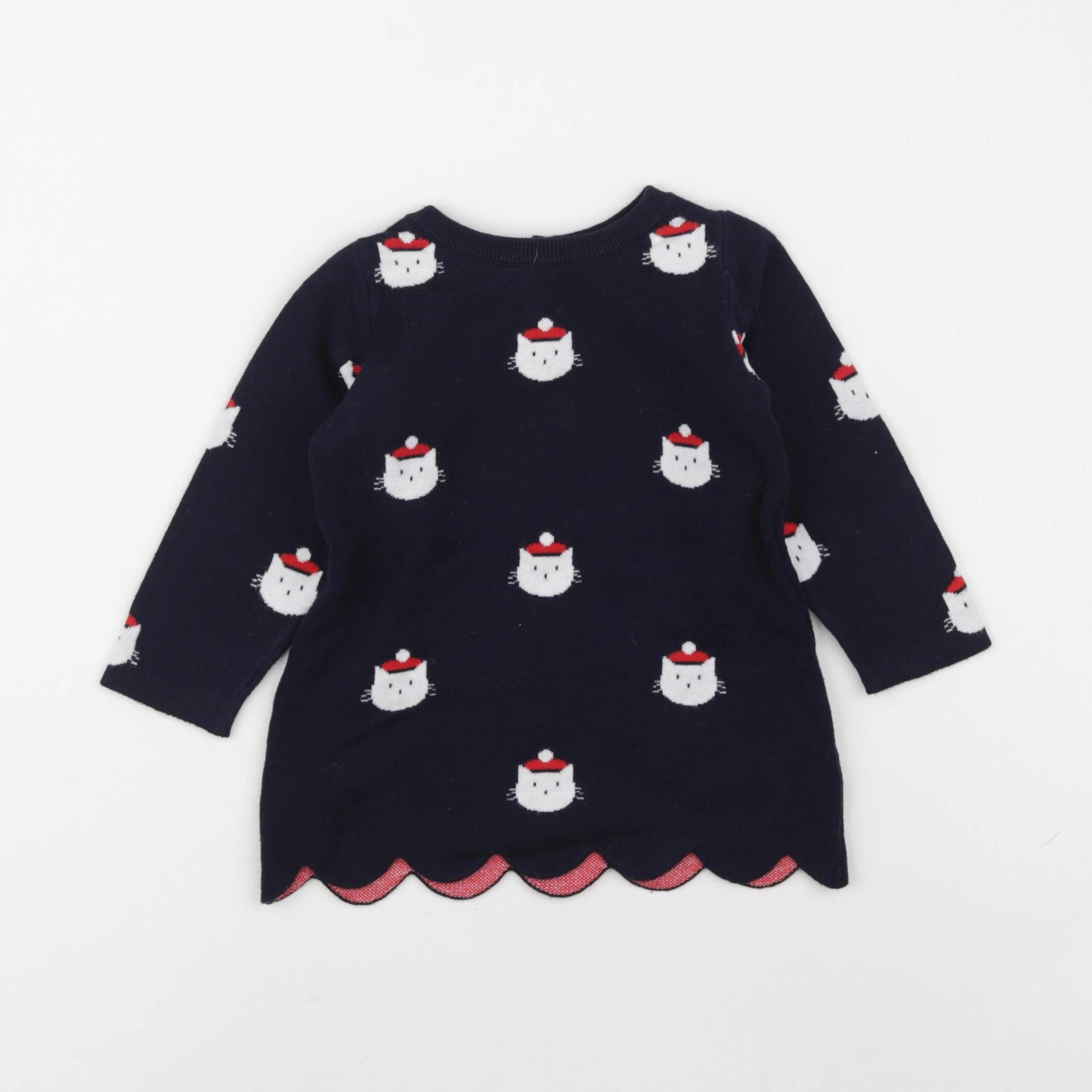 Jacadi - robe bleu - 12 mois