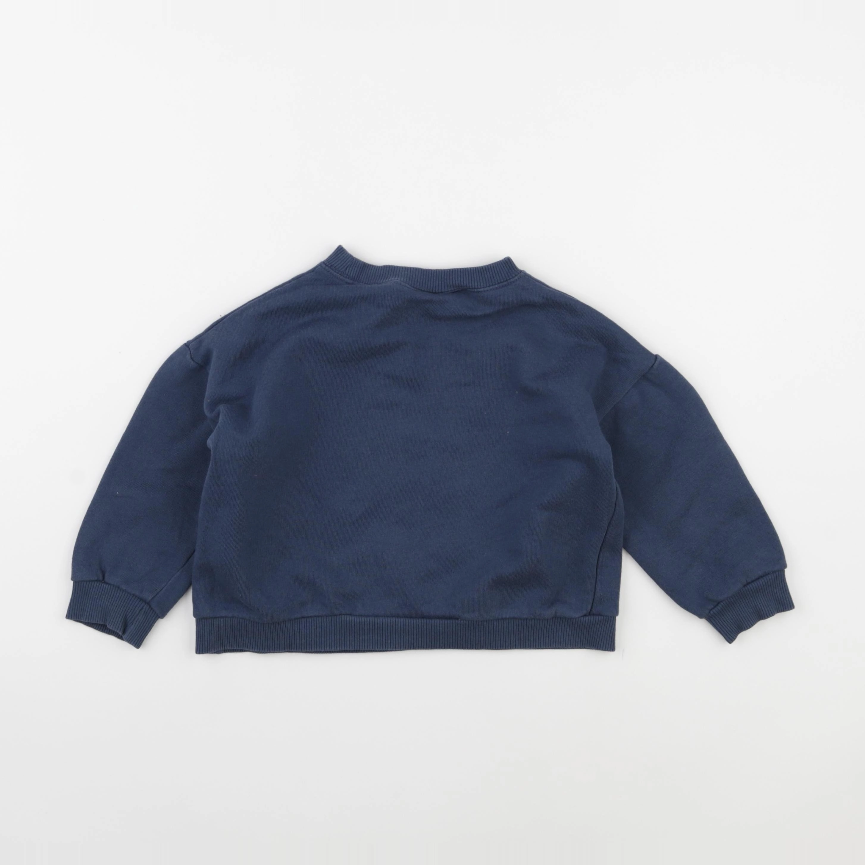 Zara - sweat bleu - 2/3 ans