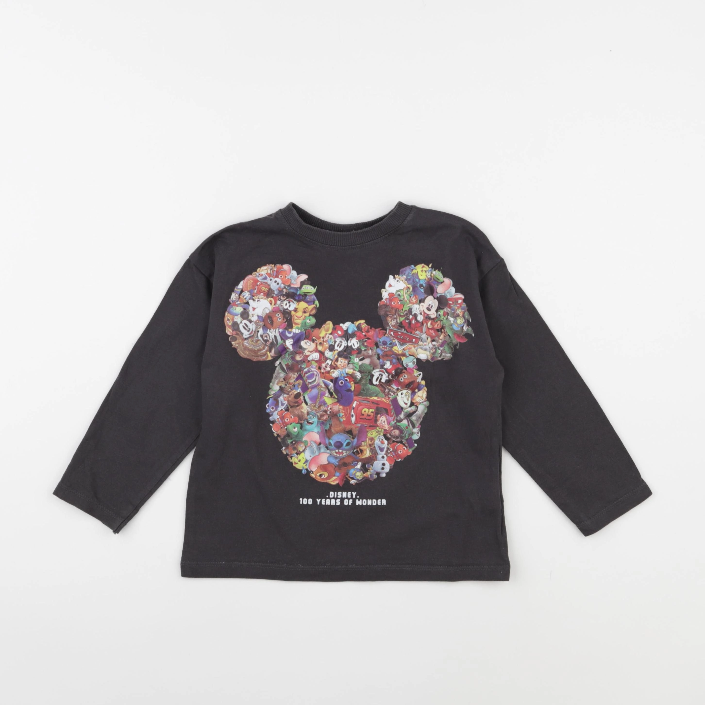Zara - tee-shirt gris - 2/3 ans