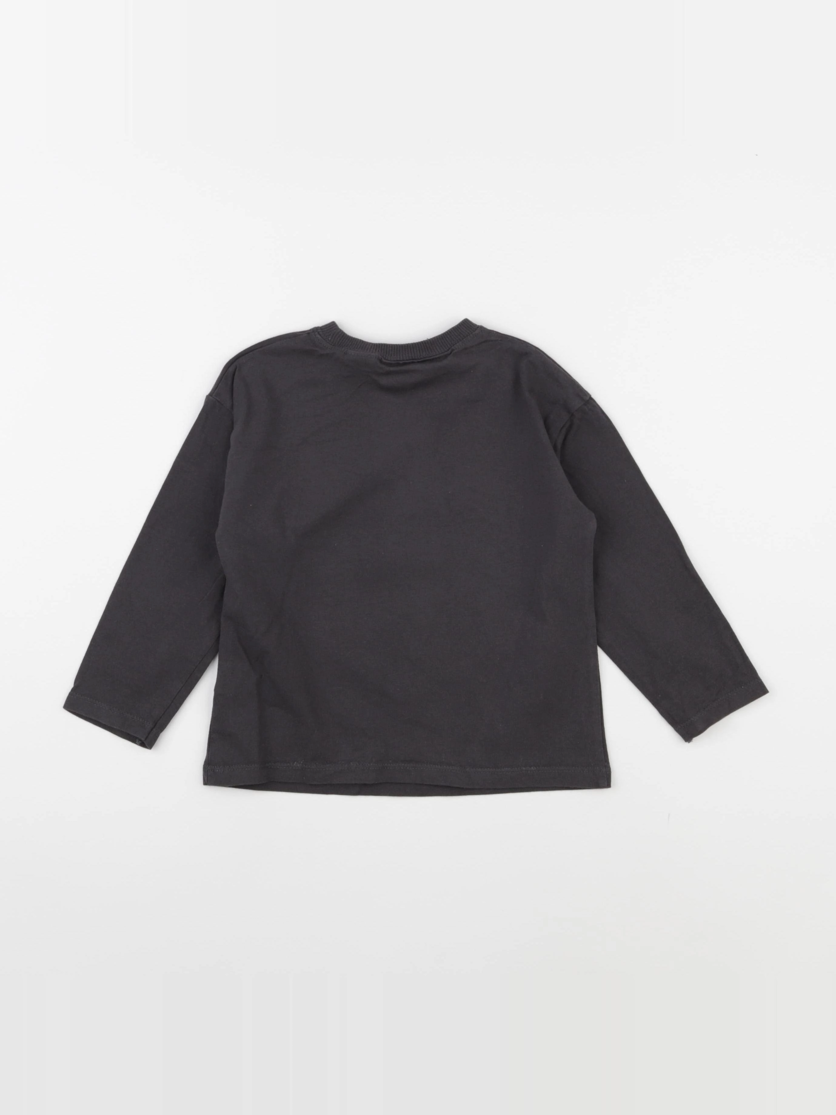 Zara - tee-shirt gris - 2/3 ans