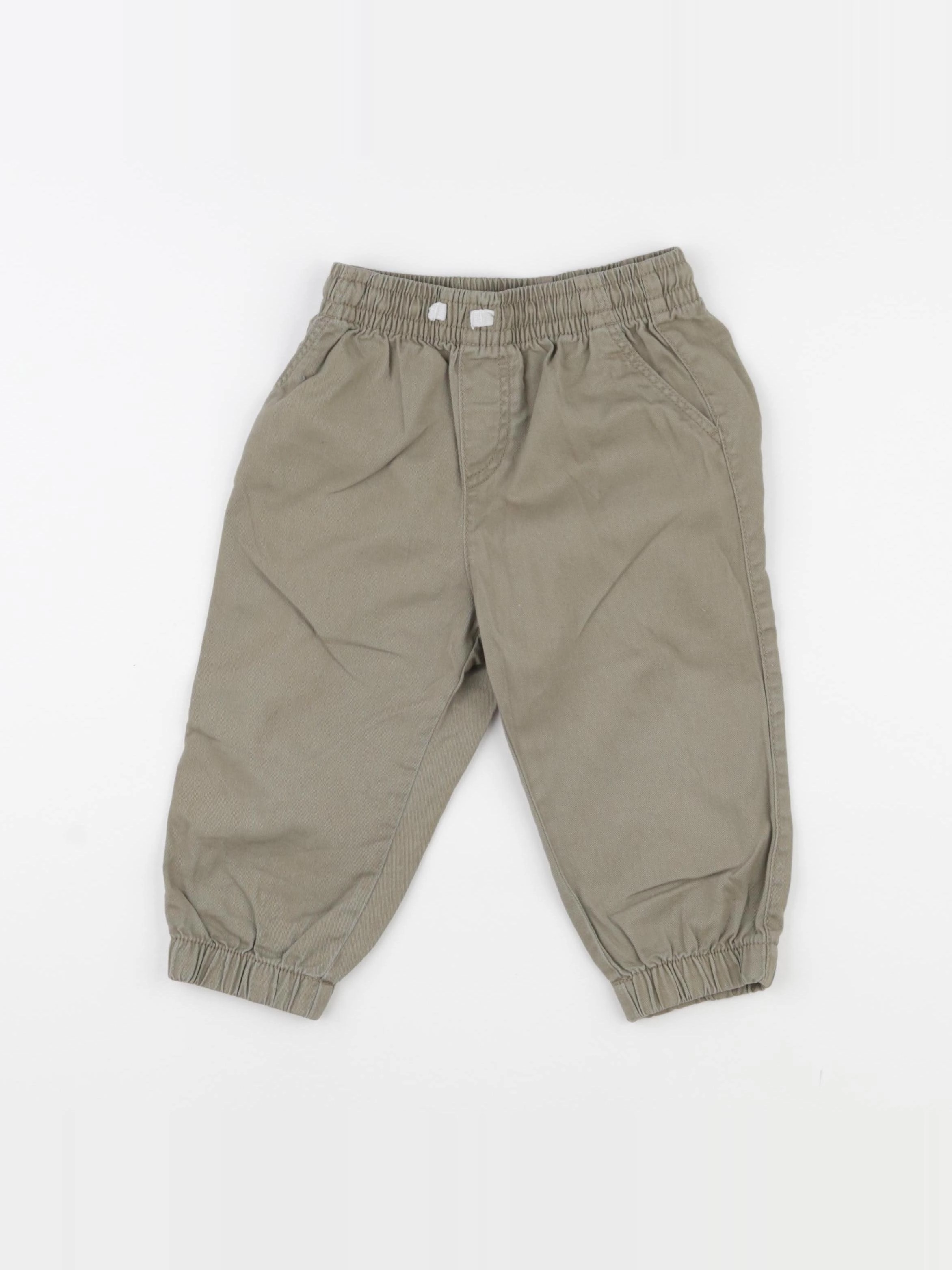 H&M - pantalon vert - 12/18 mois