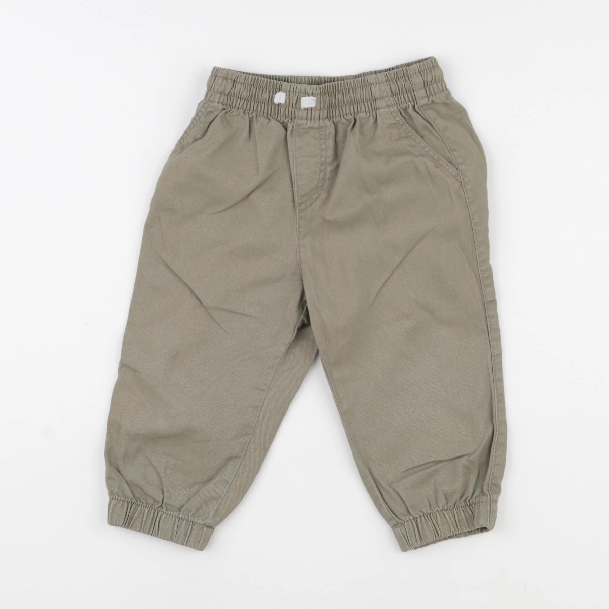 H&M - pantalon vert - 12/18 mois