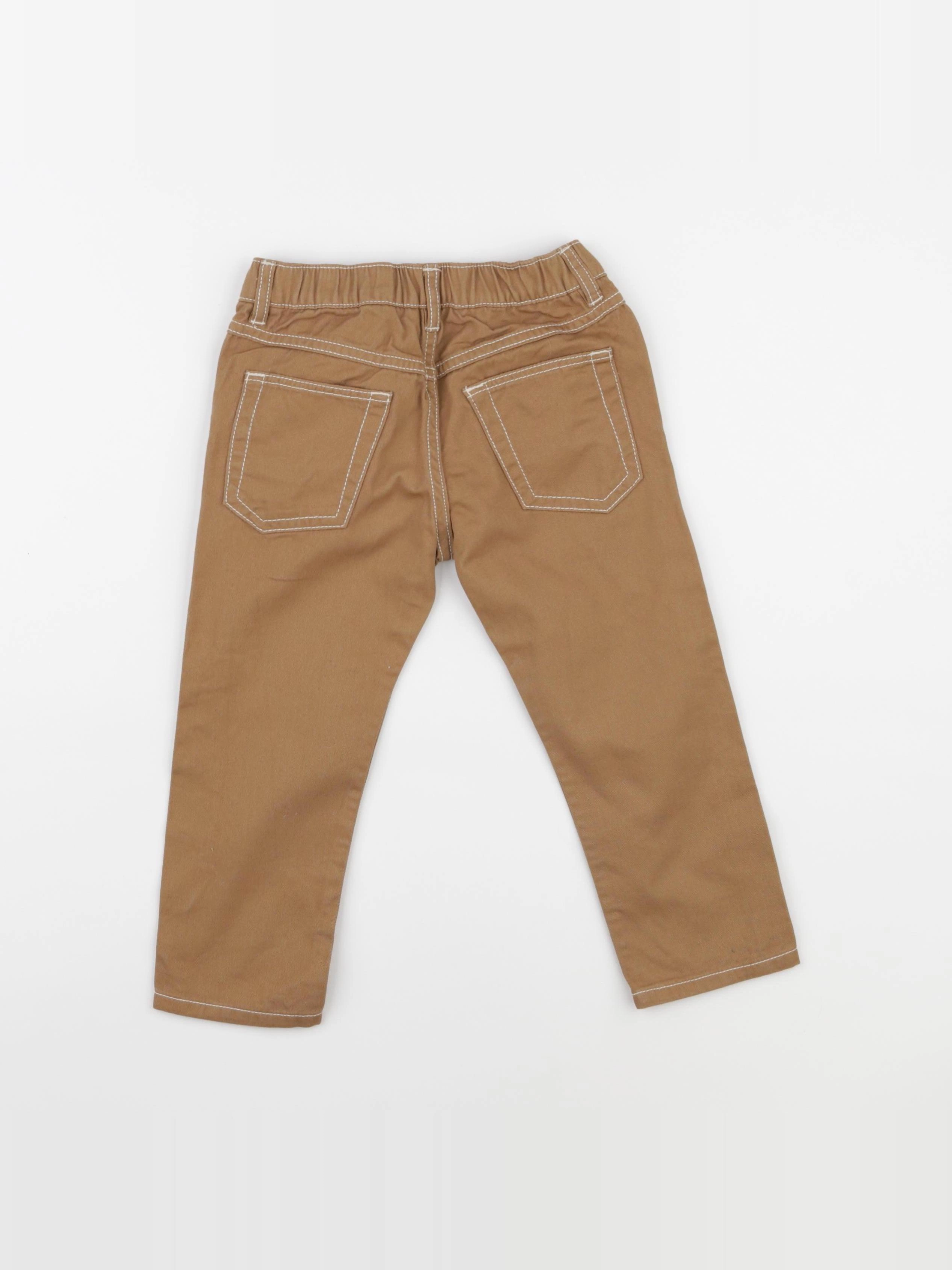 H&M - pantalon marron - 18/24 mois