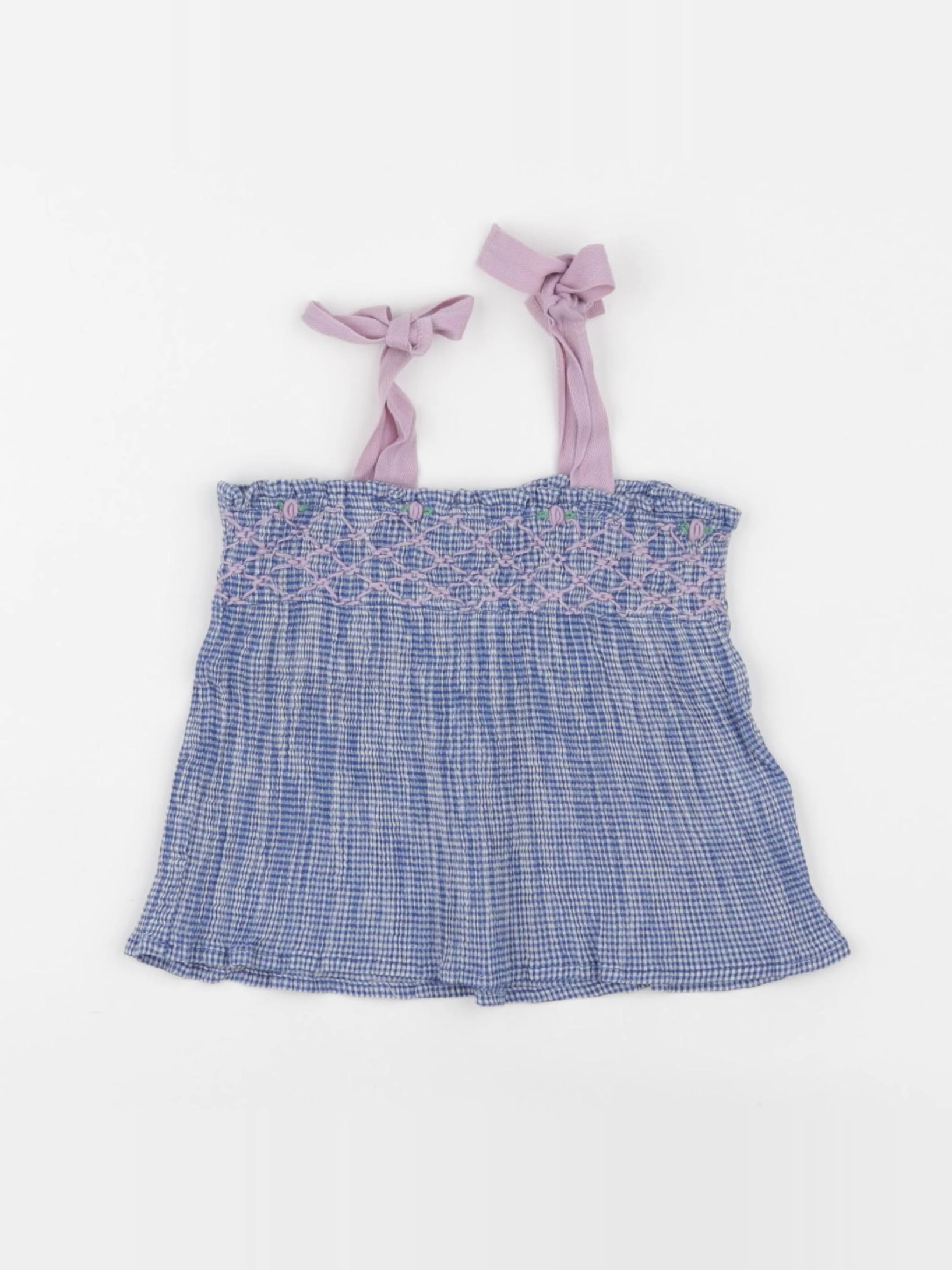 Emile et Ida - blouse bleu - 6 mois